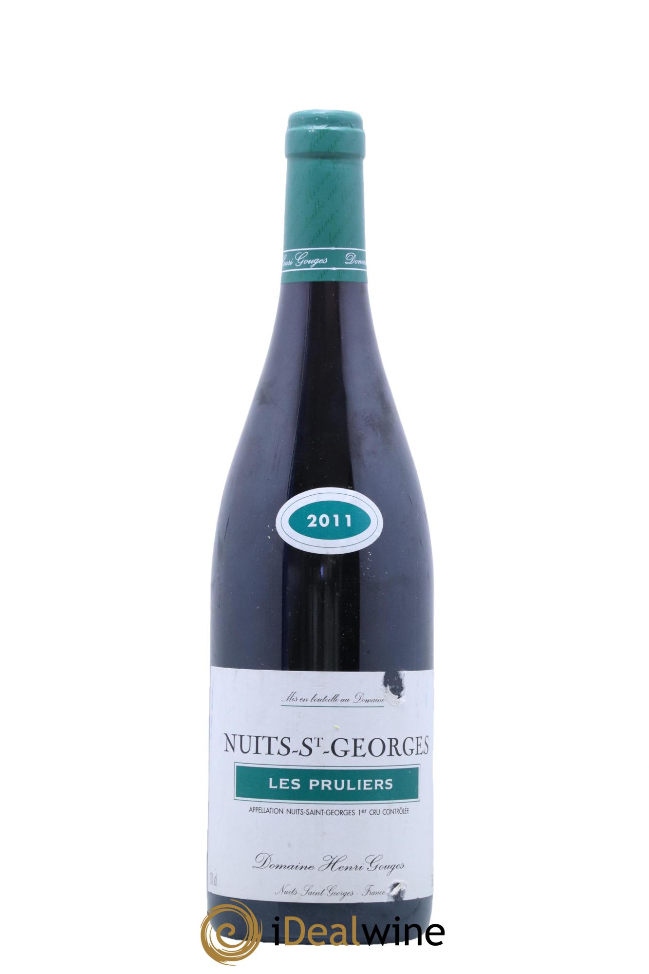 Nuits-Saint-Georges 1er Cru Les Pruliers Henri Gouges 2011 - Lot de 1 bouteille - 0