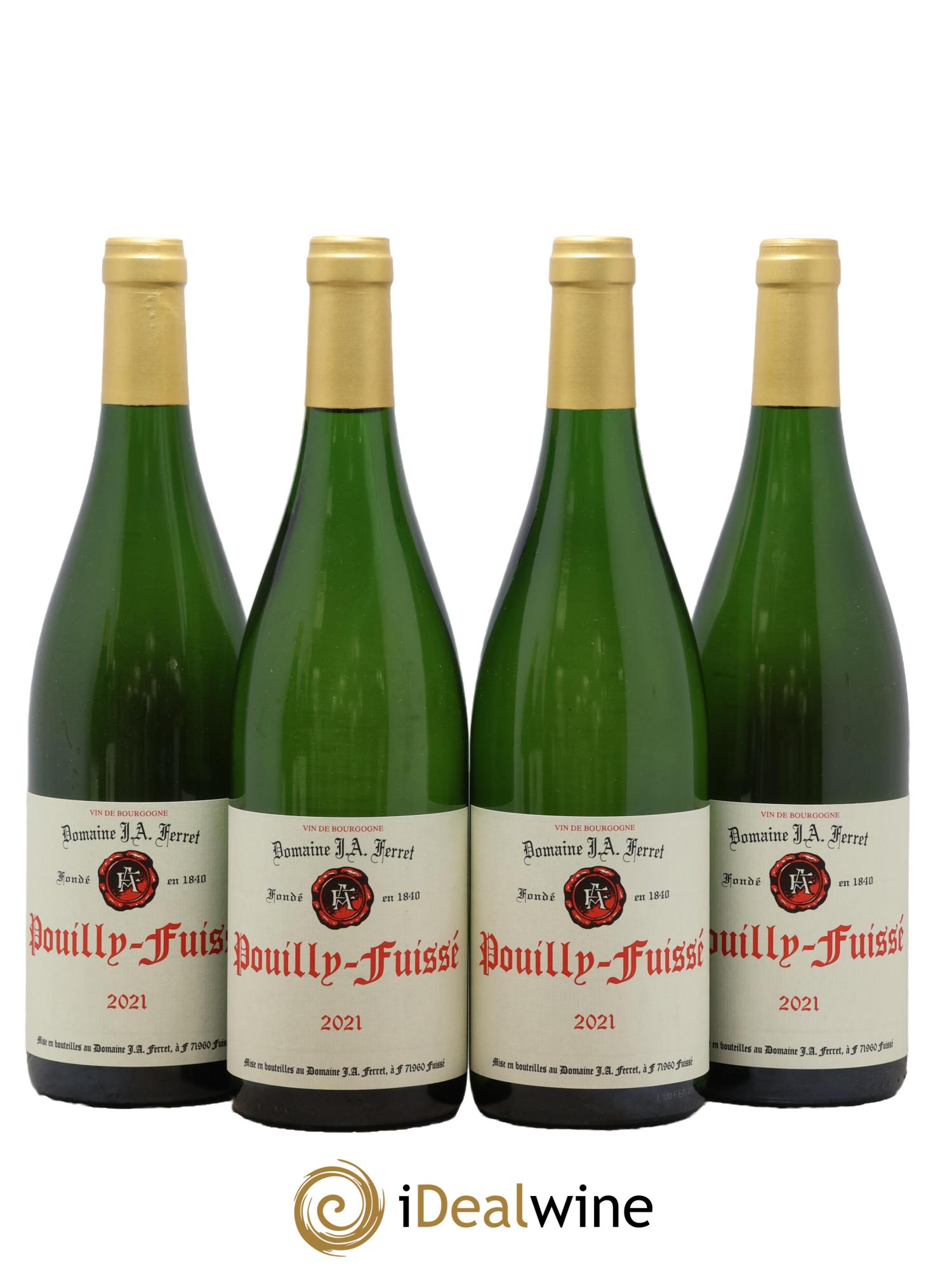 Pouilly-Fuissé J.A. Ferret (Domaine) 2021 - Lot de 4 bouteilles - 0