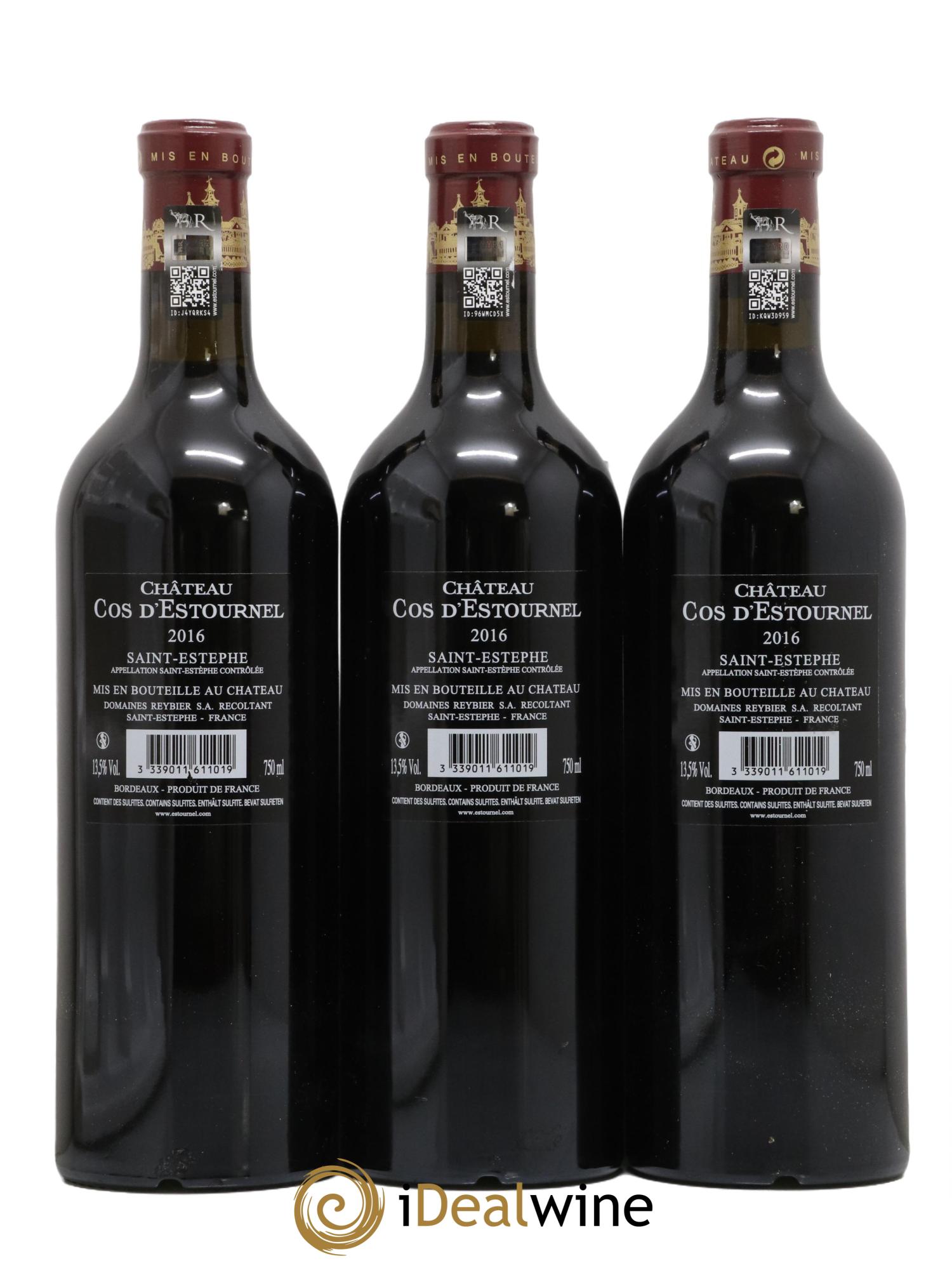 Cos d'Estournel 2ème Grand Cru Classé 2016 - Lot de 6 bouteilles - 2