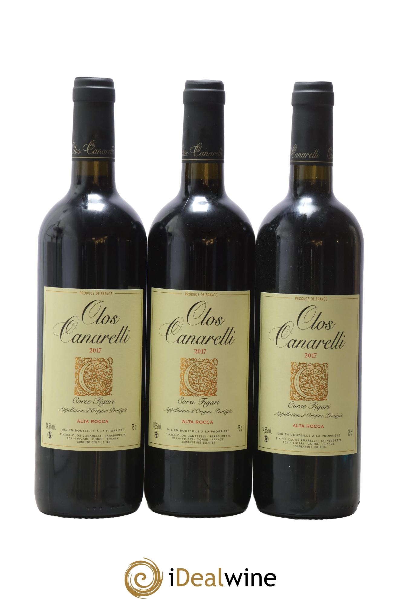 Vin de France Alta Rocca Clos Canarelli 2017 - Posten von 3 Flaschen - 0