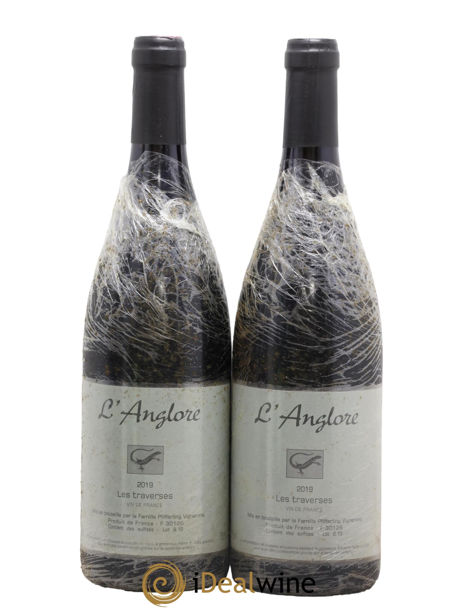 Vin de France Les Traverses L'Anglore 2019 - Lot de 2 bouteilles - 0