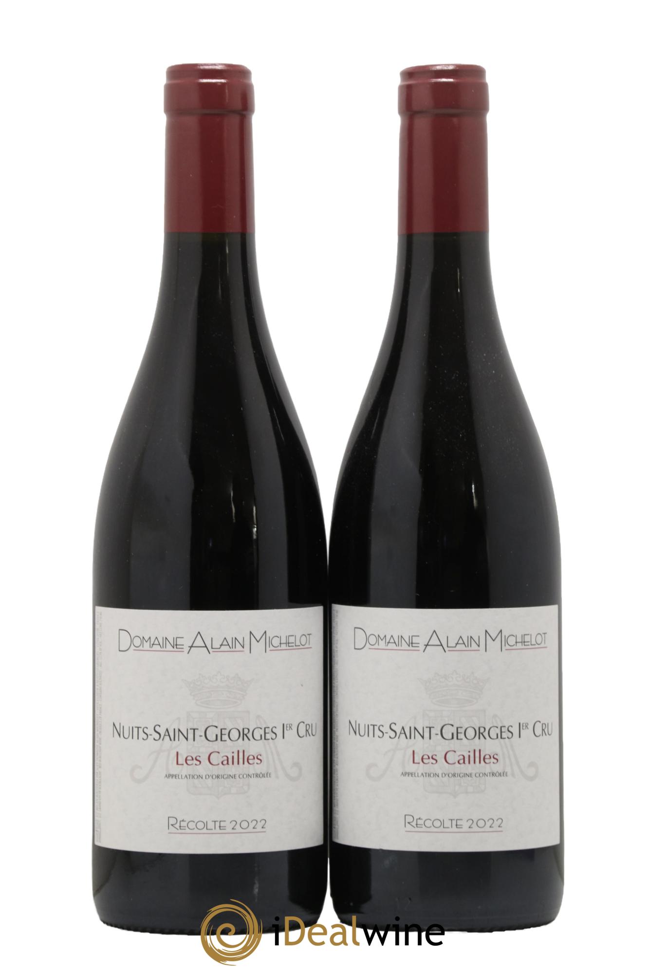 Nuits-Saint-Georges 1er Cru Les Cailles Alain Michelot (Domaine) 2022 - Lot de 2 bouteilles - 0