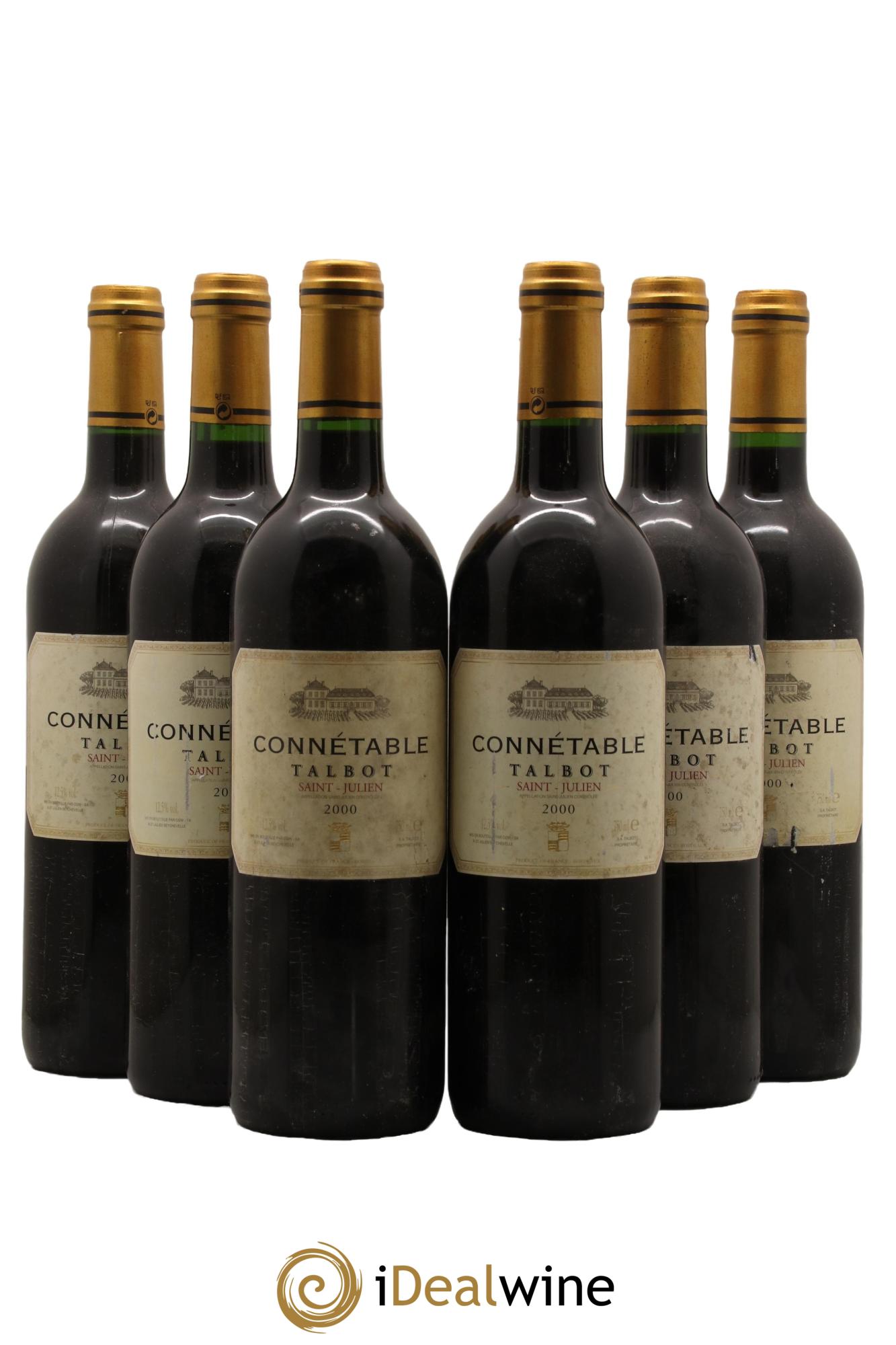 Connétable de Talbot Second Vin 2000 - Lot de 6 bouteilles - 0