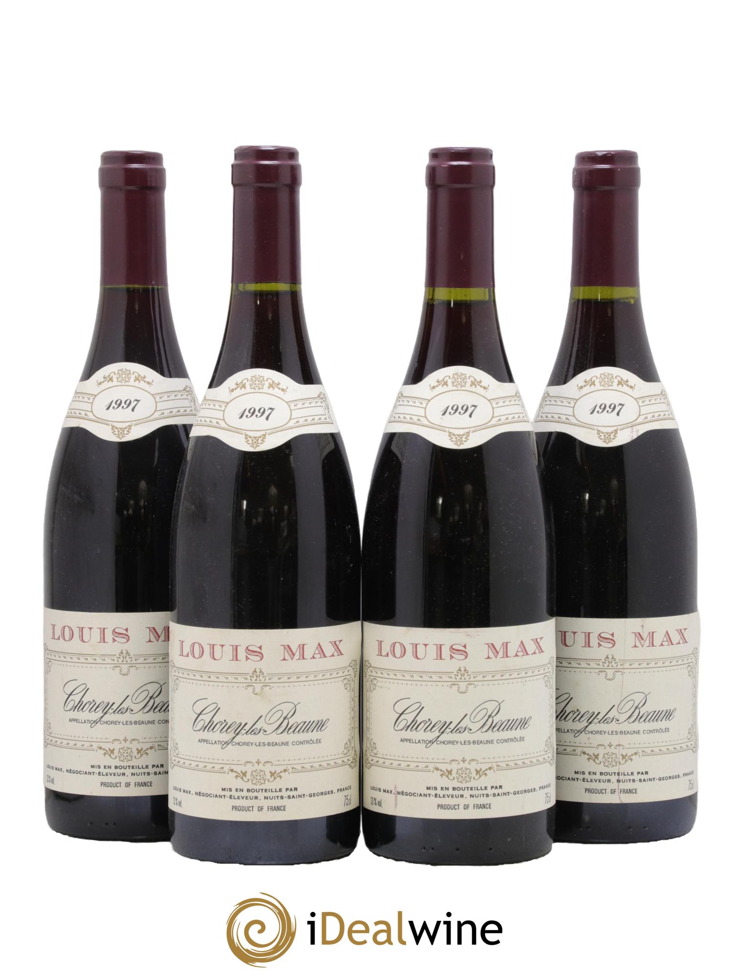 Chorey-lès-Beaune Louis Max 1997 - Lot de 4 bouteilles - 0