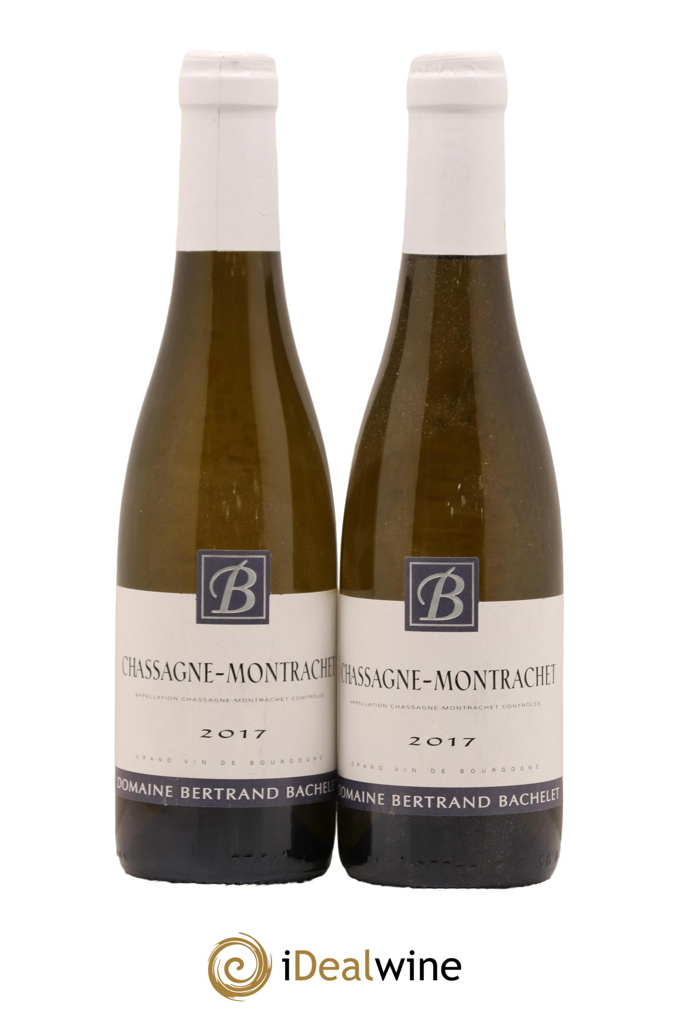 Chassagne-Montrachet Domaine Bertand Bachelet 2017 - Lot de 2 demi bouteilles - 0