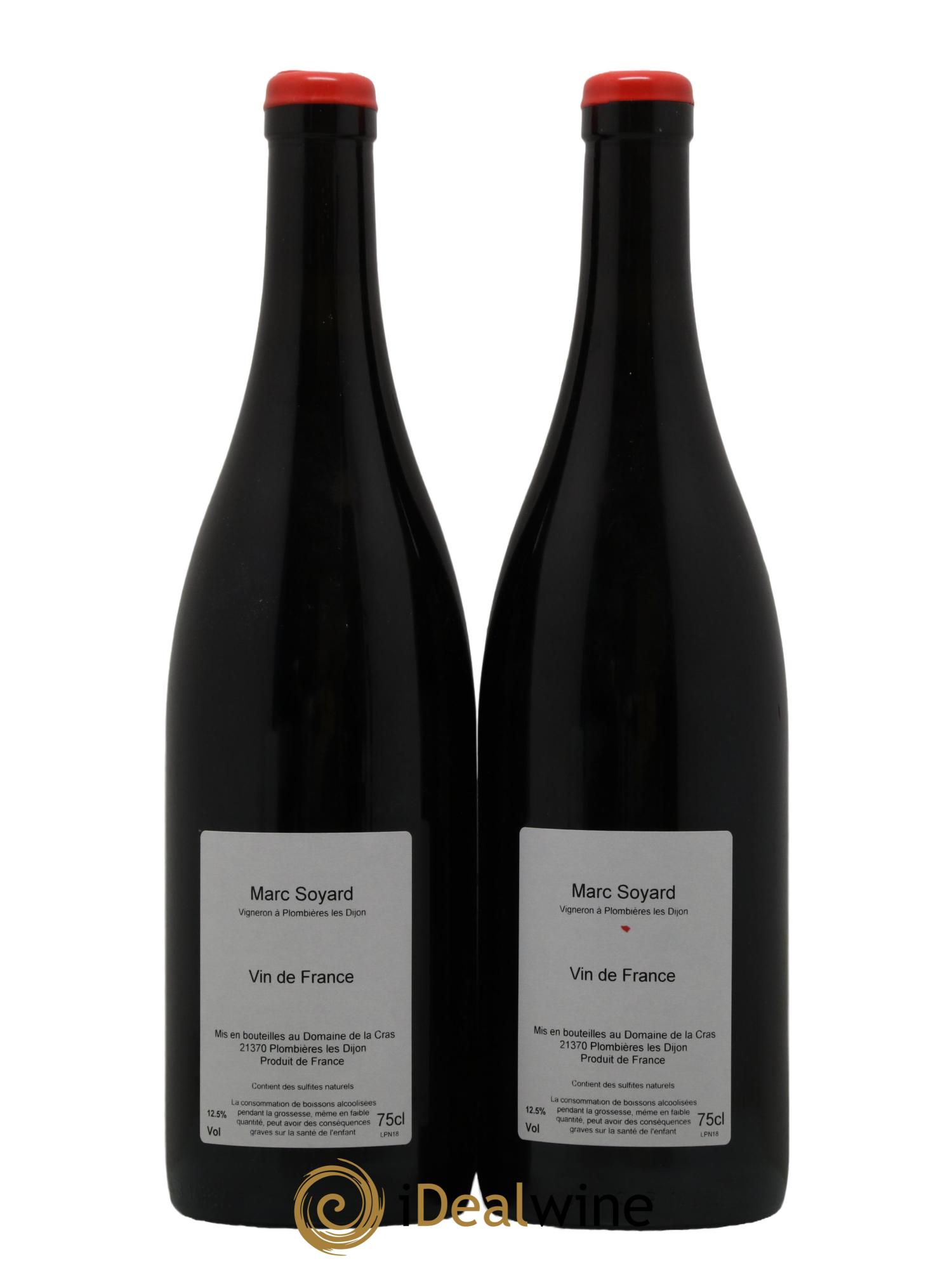 Vin de France H N Marc Soyard 2018 - Lot de 2 bouteilles - 1