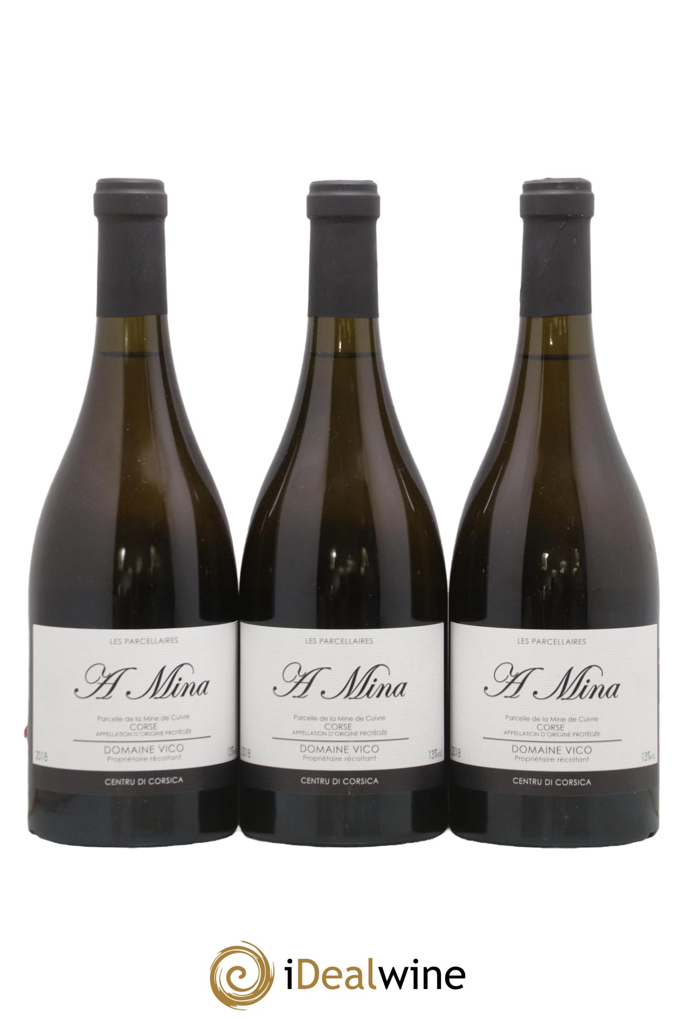Vin de Corse A Mina Domaine Vico 2018 - Lotto di 3 bottiglie - 0