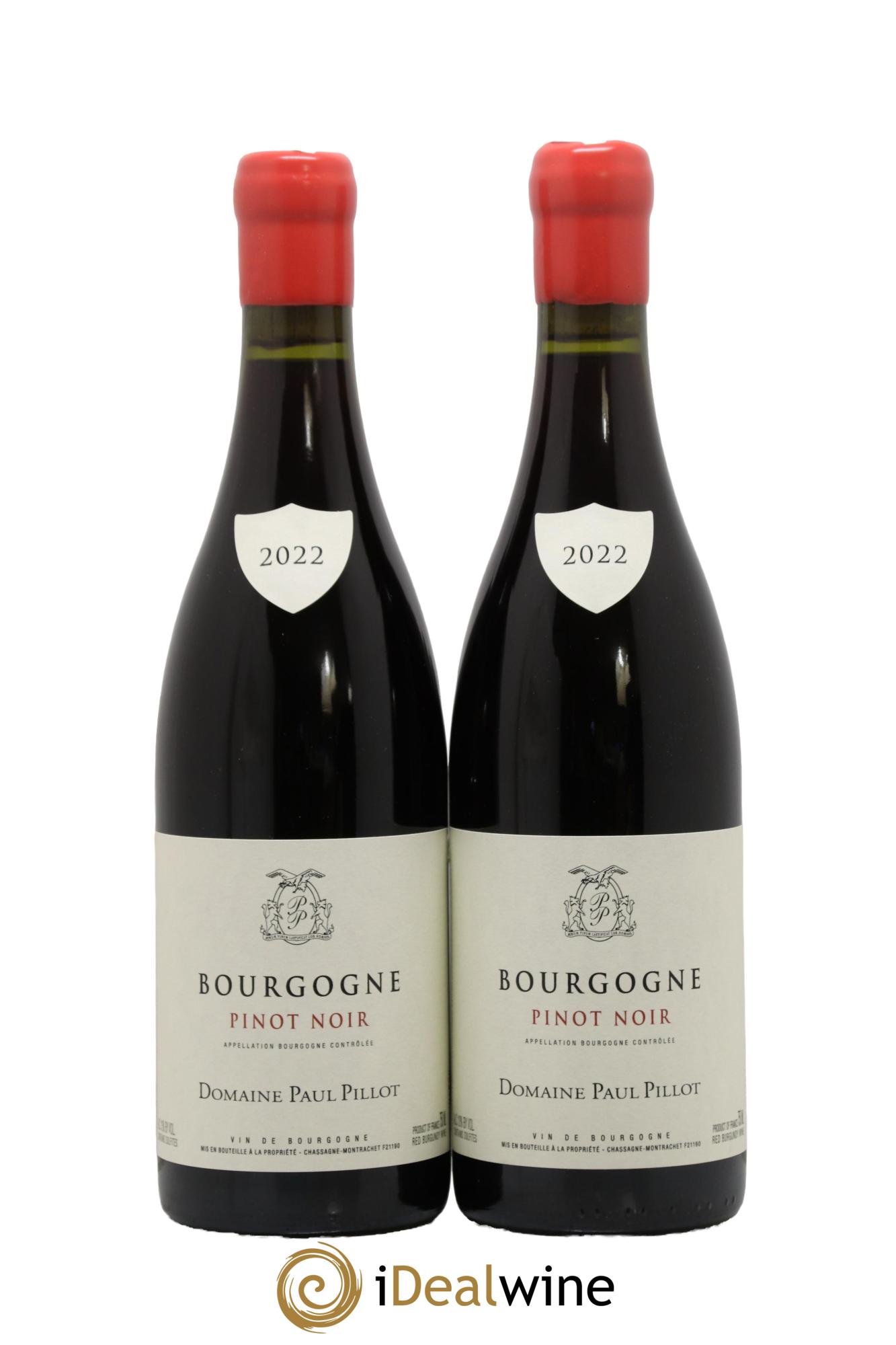 Bourgogne Pinot Noir Paul Pillot (Domaine) Pinot Noir Paul Pillot 2022 - Lotto di 2 bottiglie - 0