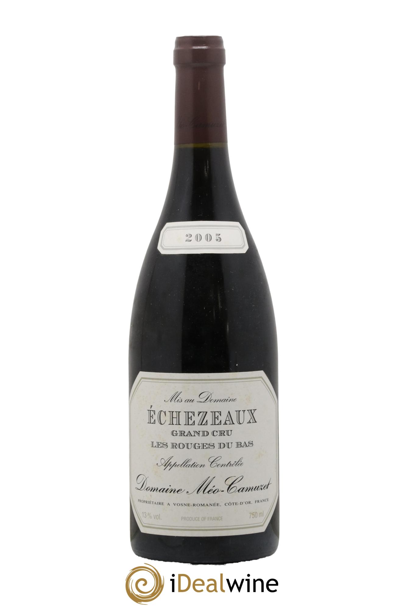 Echezeaux Grand Cru Les Rouges du Bas Méo-Camuzet (Domaine) 2005 - Lotto di 1 bottiglia - 0