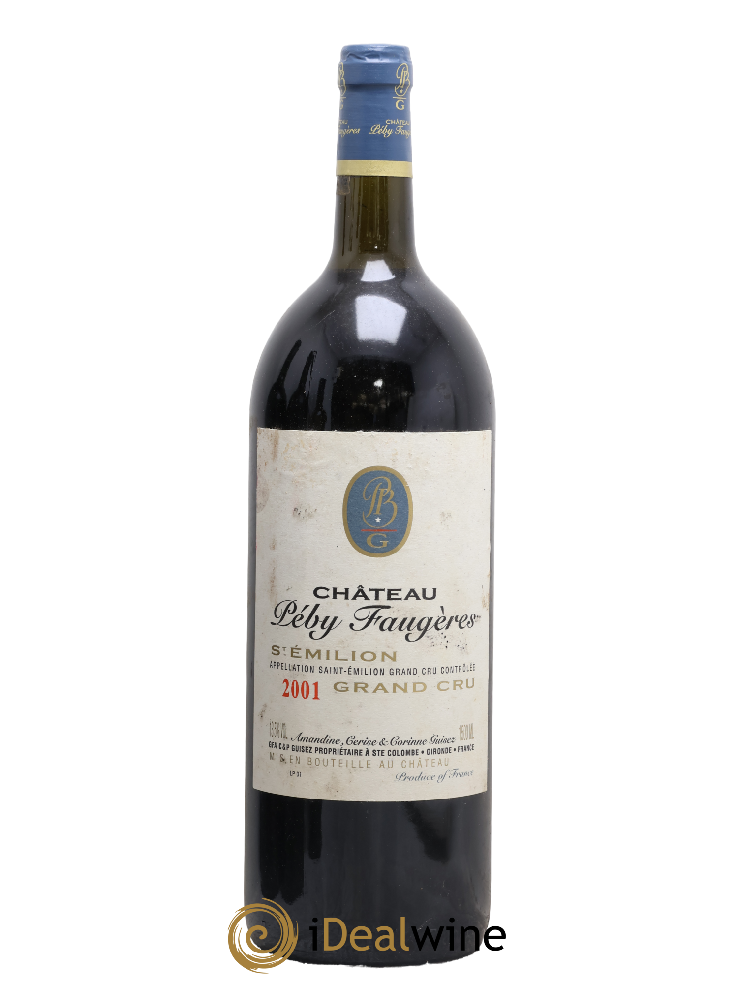 Château Péby Faugères Grand Cru Classé 2001 - Lot de 1 magnum - 0