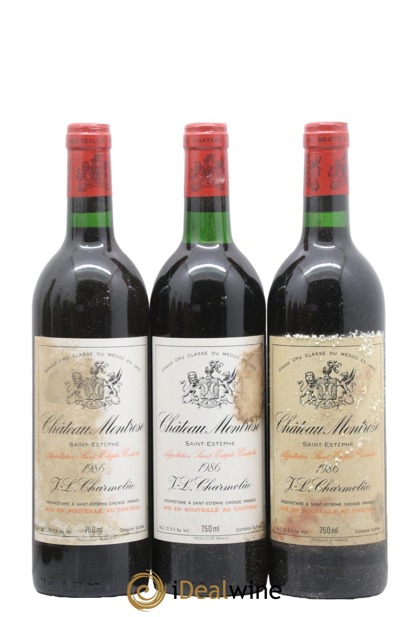 Château Montrose 2ème Grand Cru Classé 1986 - Lot de 12 bouteilles - 4