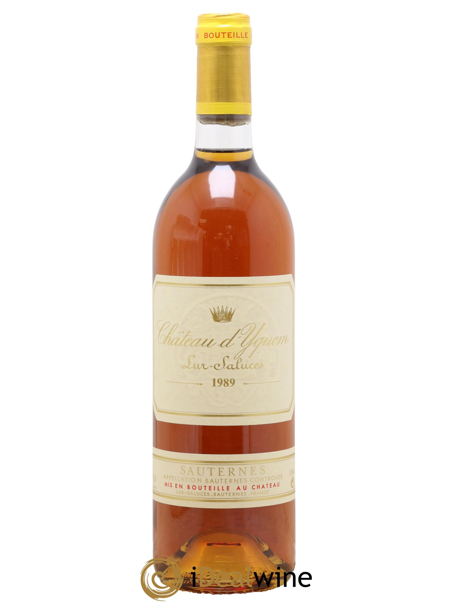 Château d' Yquem 1er Cru Classé Supérieur 1989 - Posten von 1 Flasche - 0