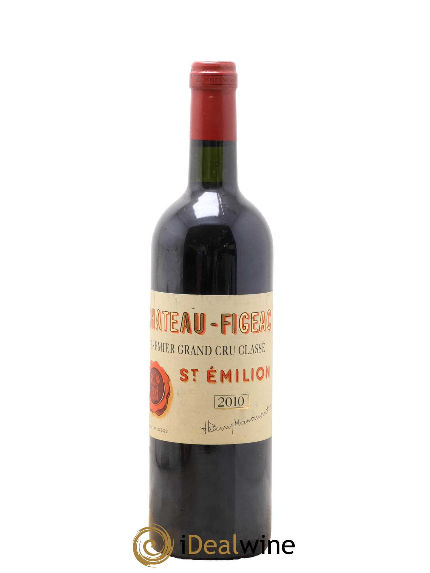 Château Figeac 1er Grand Cru Classé A 2010 - Lotto di 1 bottiglia - 1