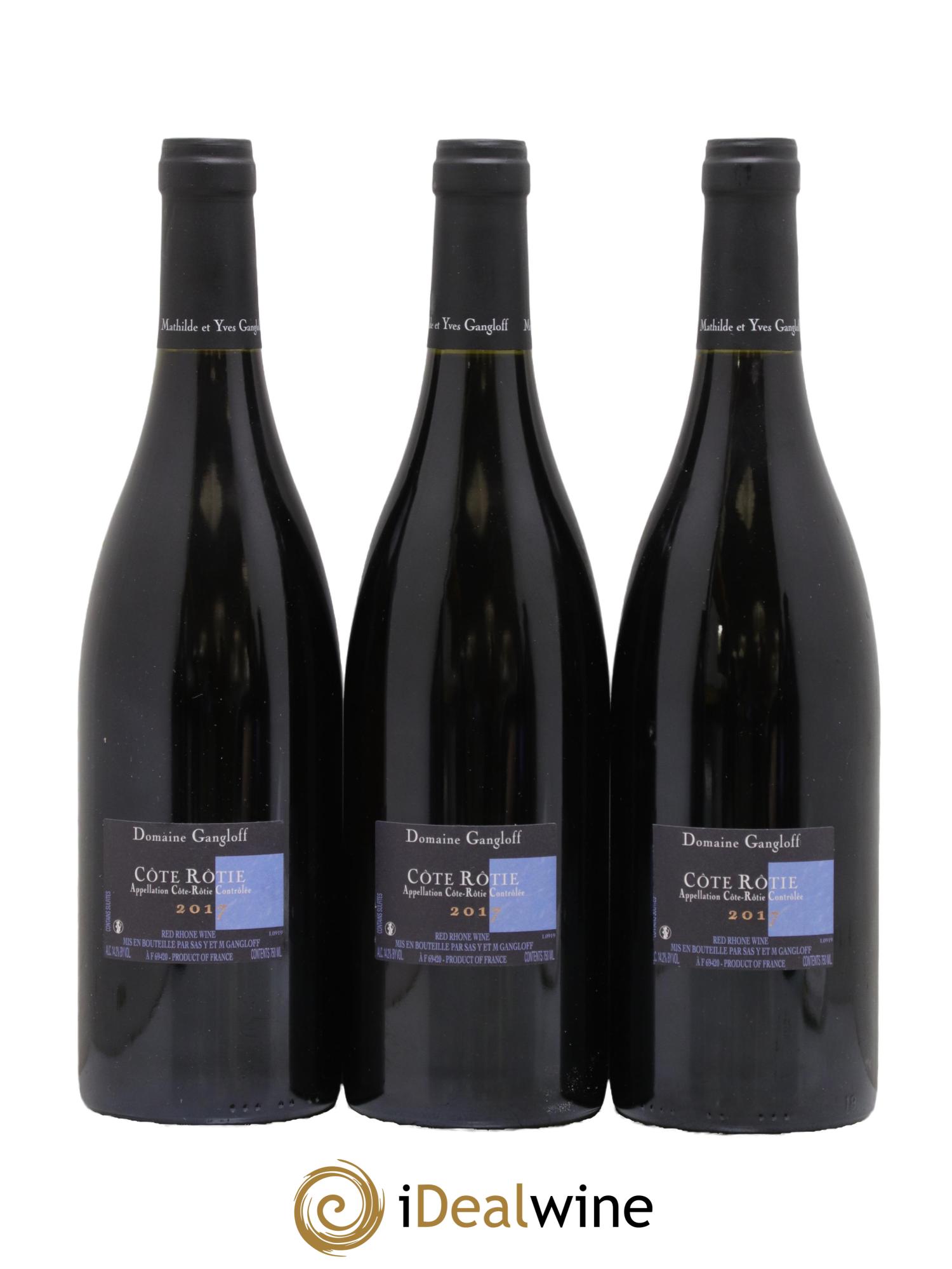 Côte-Rôtie La Barbarine Gangloff (Domaine) 2017 - Posten von 3 Flaschen - 1