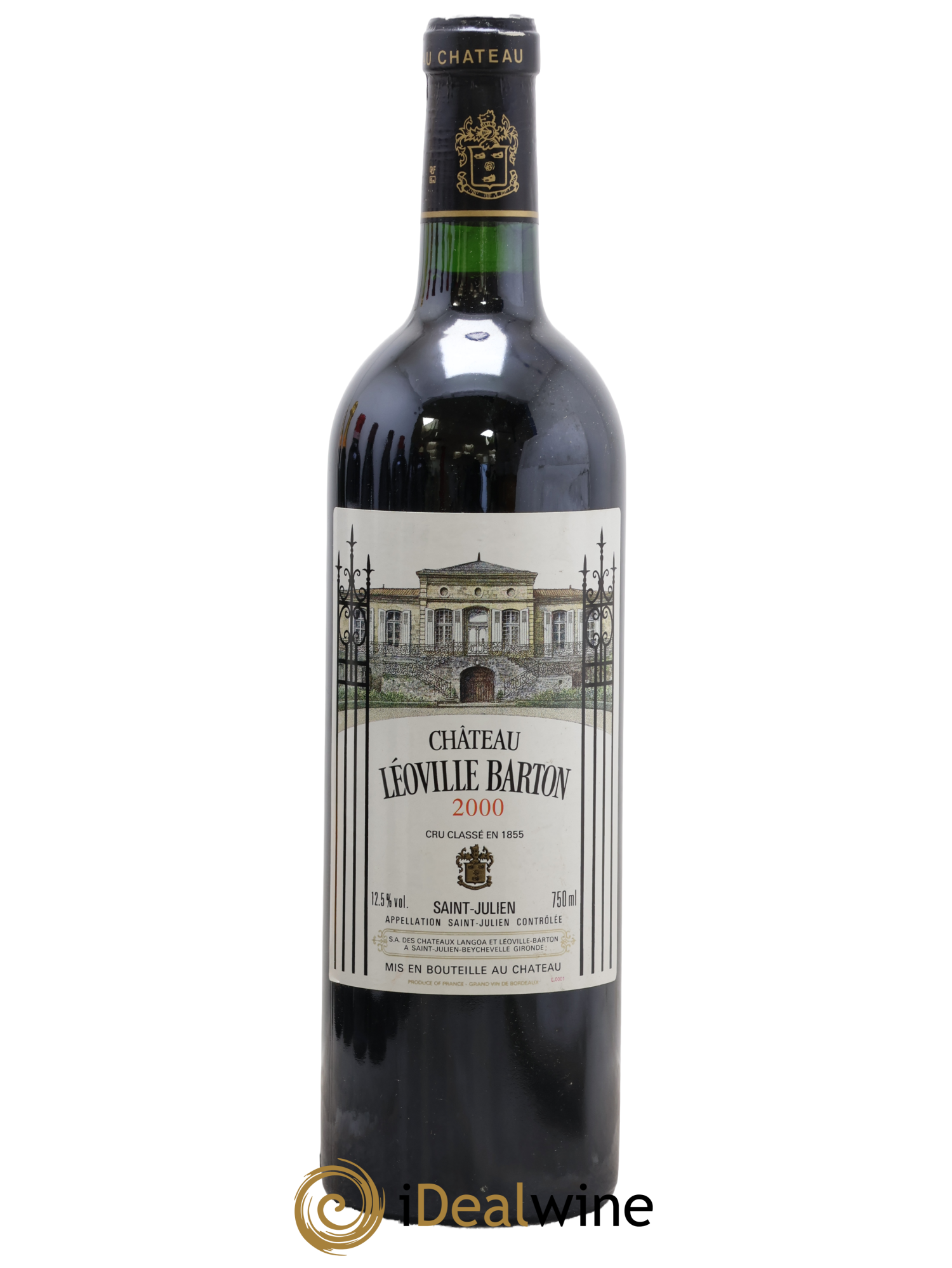 Château Léoville Barton 2ème Grand Cru Classé 2000 - Lotto di 1 bottiglia - 0