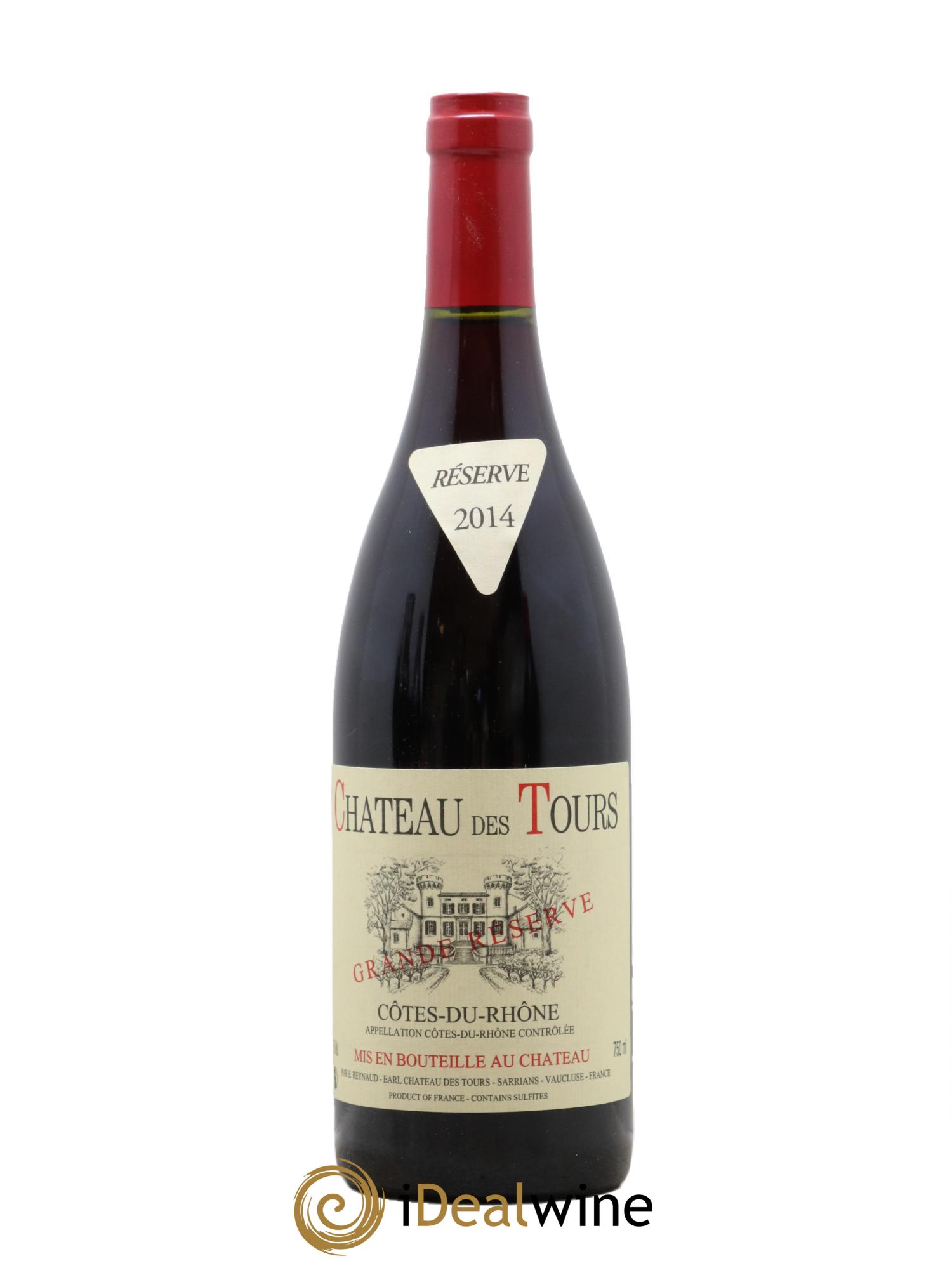 Côtes-du-Rhône Château des Tours Grande Réserve Emmanuel Reynaud 2014 - Lot de 1 bouteille - 0