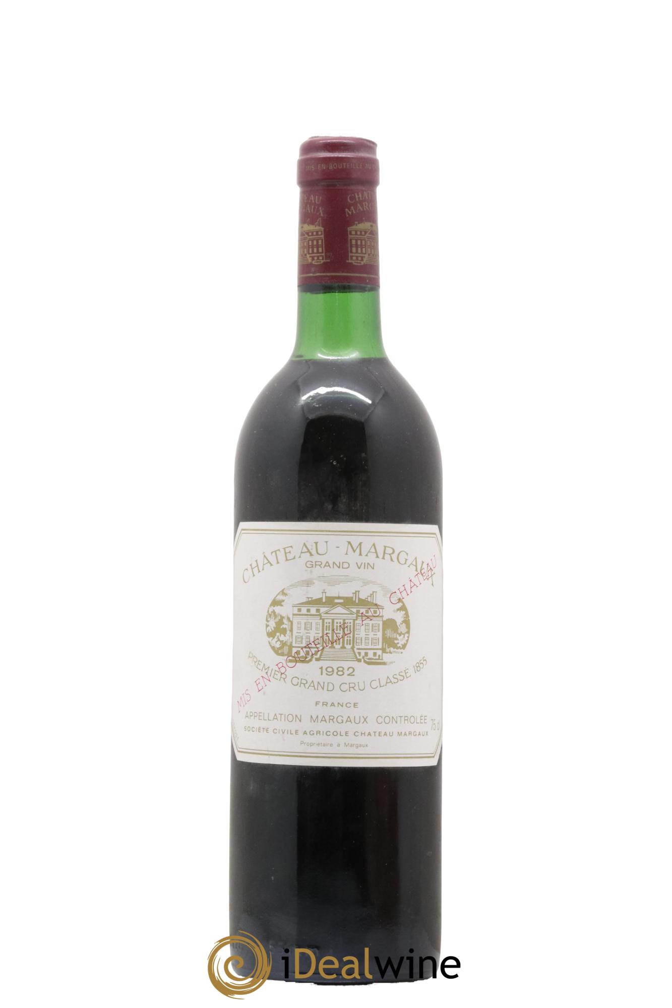 Château Margaux 1er Grand Cru Classé 1982 - Lot de 1 bouteille - 0