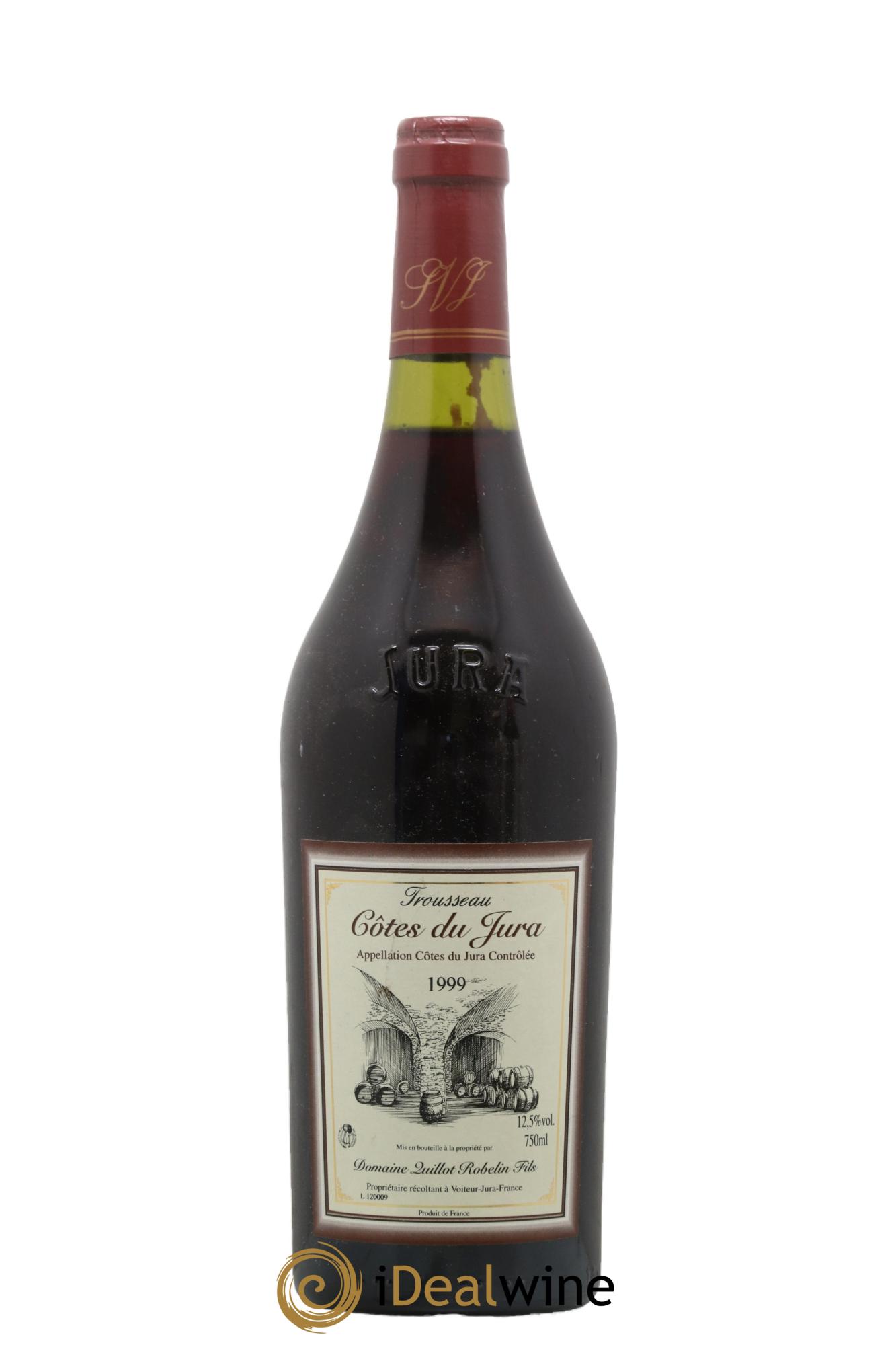 Côtes du Jura Trousseau Quillot Robelin 1999 - Lot de 1 bouteille - 0
