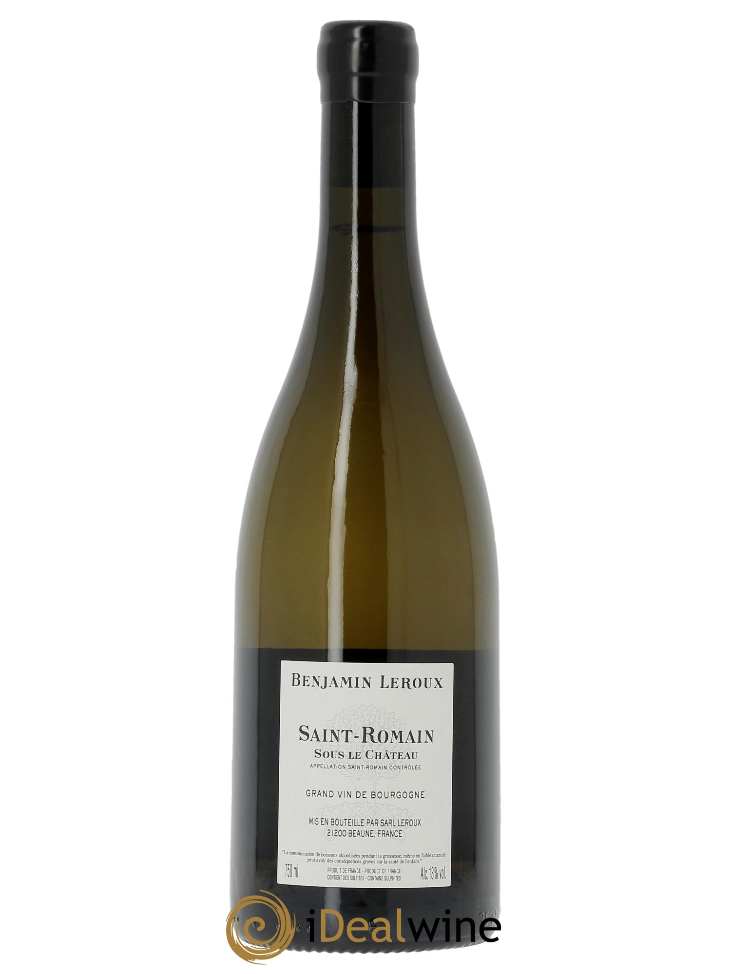 Saint-Romain Sous le Château Benjamin Leroux 2023 - Lot de 1 bouteille - 1