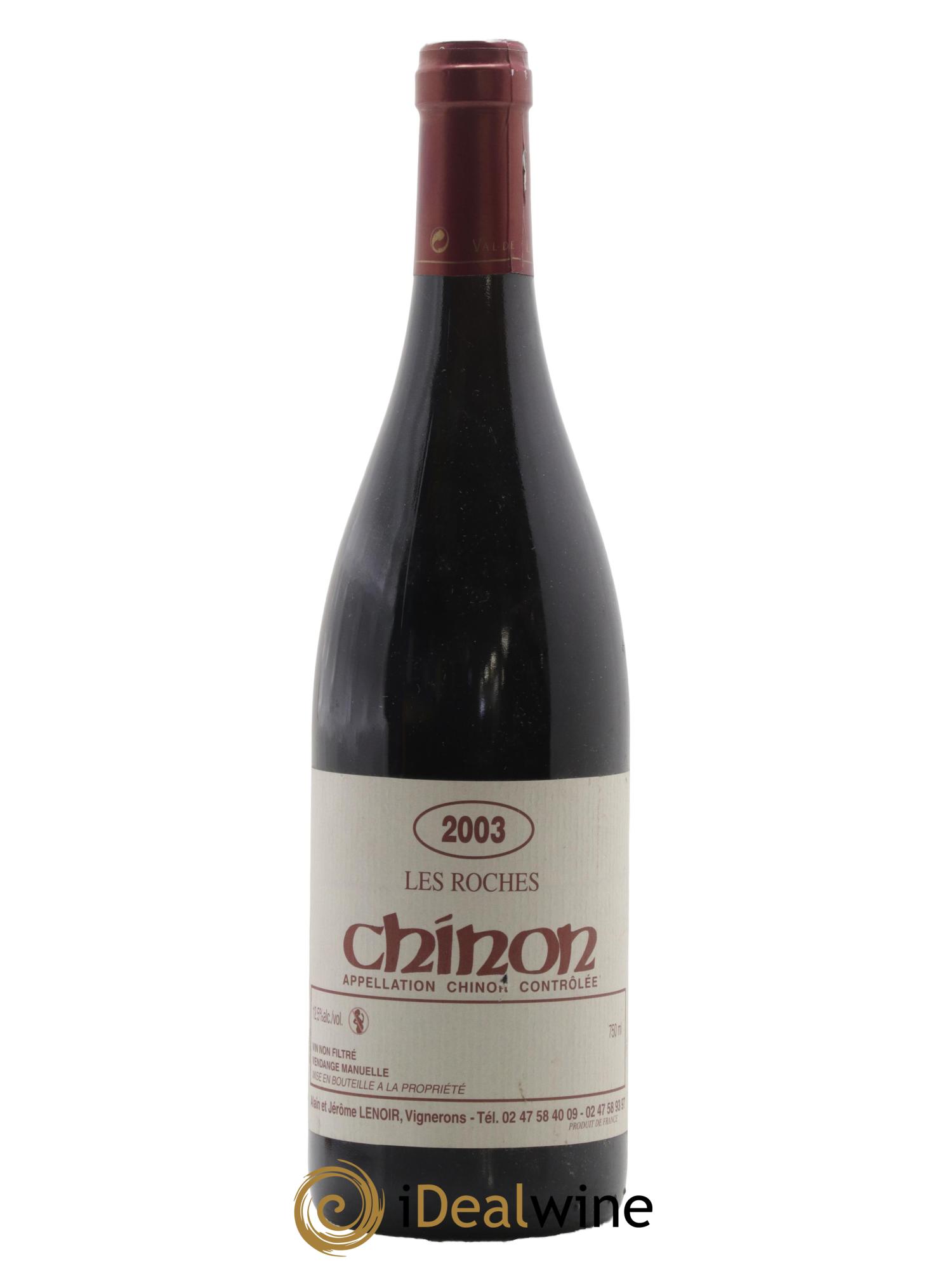 Chinon Les Roches Lenoir (Domaine) 2003 - Lot de 1 bouteille - 0