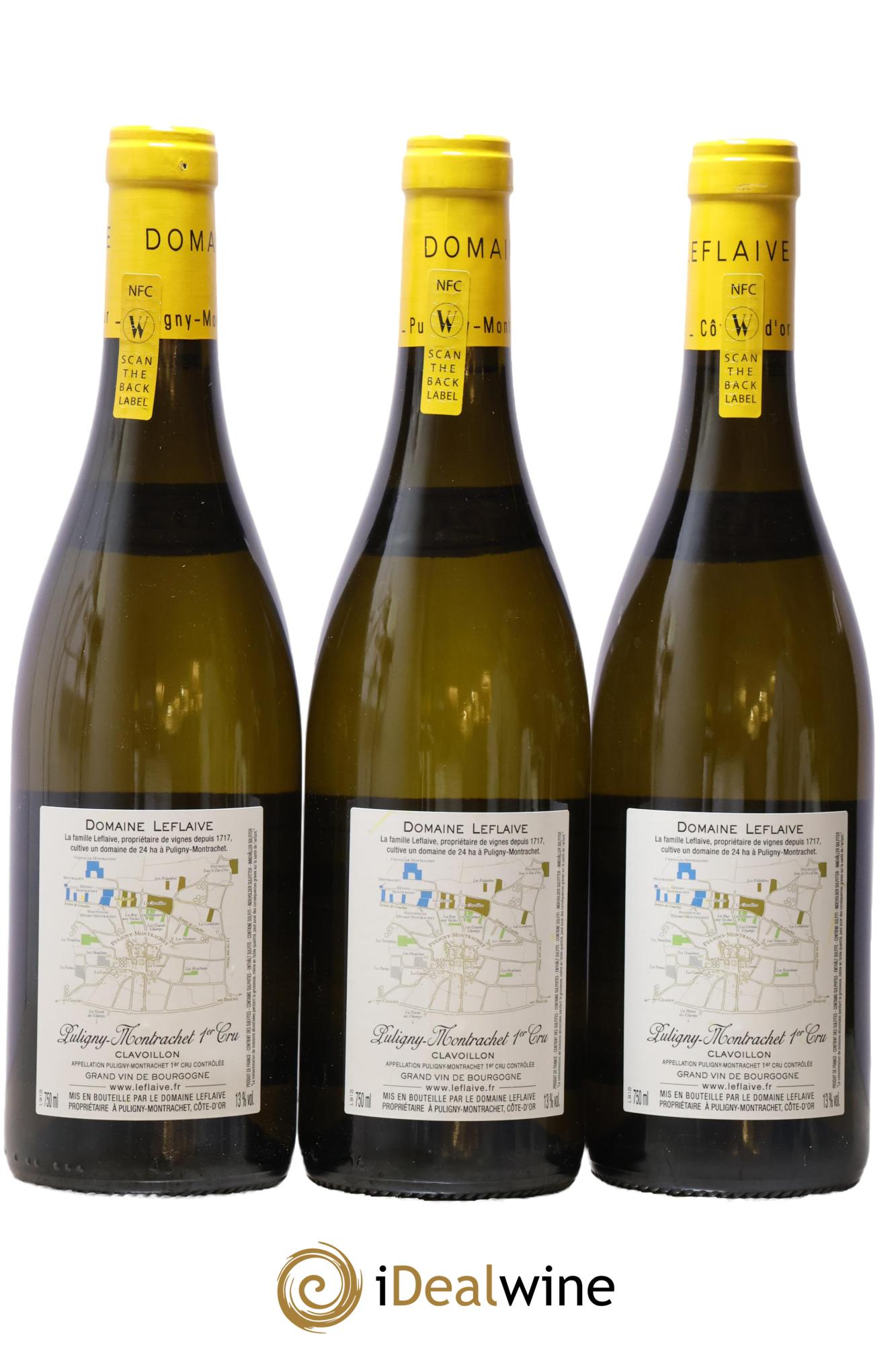Puligny-Montrachet 1er Cru Clavoillon Leflaive (Domaine) 2023 - Posten von 3 Flaschen - 1
