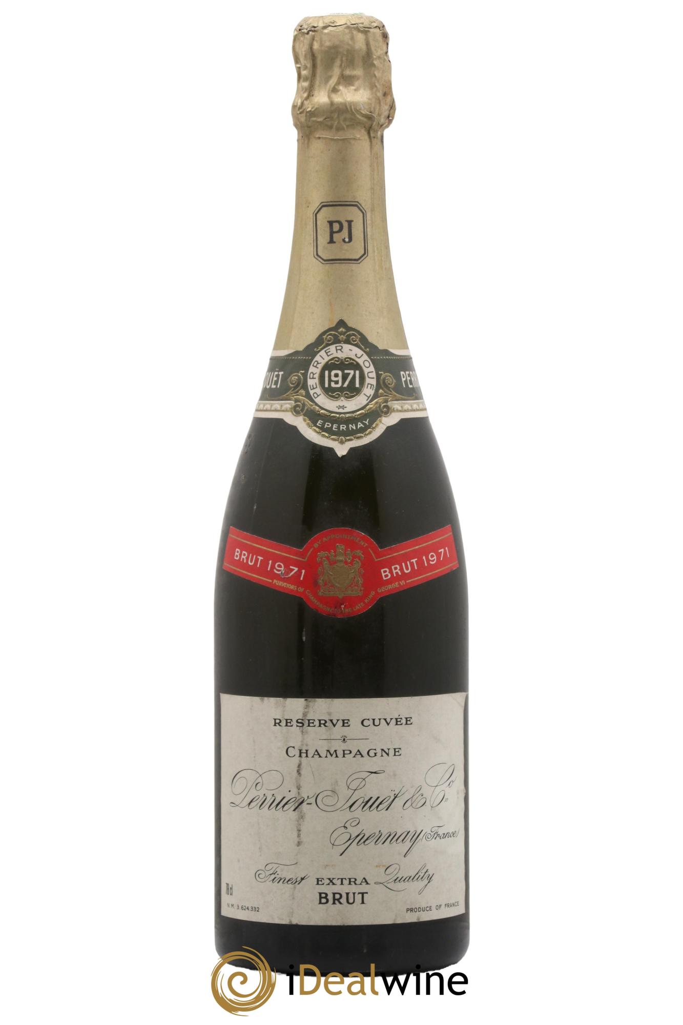 Champagne Brut Reserve Cuvée Perrier-Jouet & Co. 1971 - Lot de 1 bouteille - 0