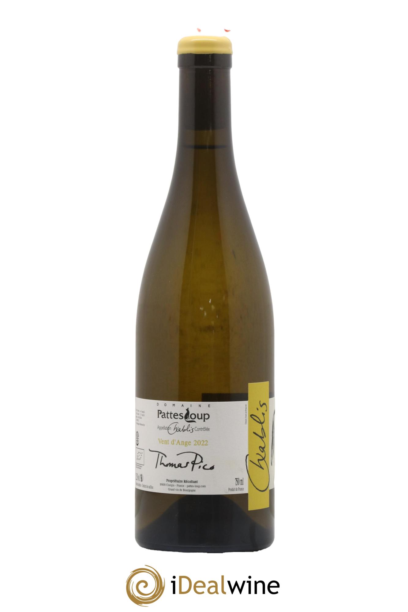 Chablis Vent d'Ange Pattes Loup (Domaine) 2022 - Lotto di 1 bottiglia - 1