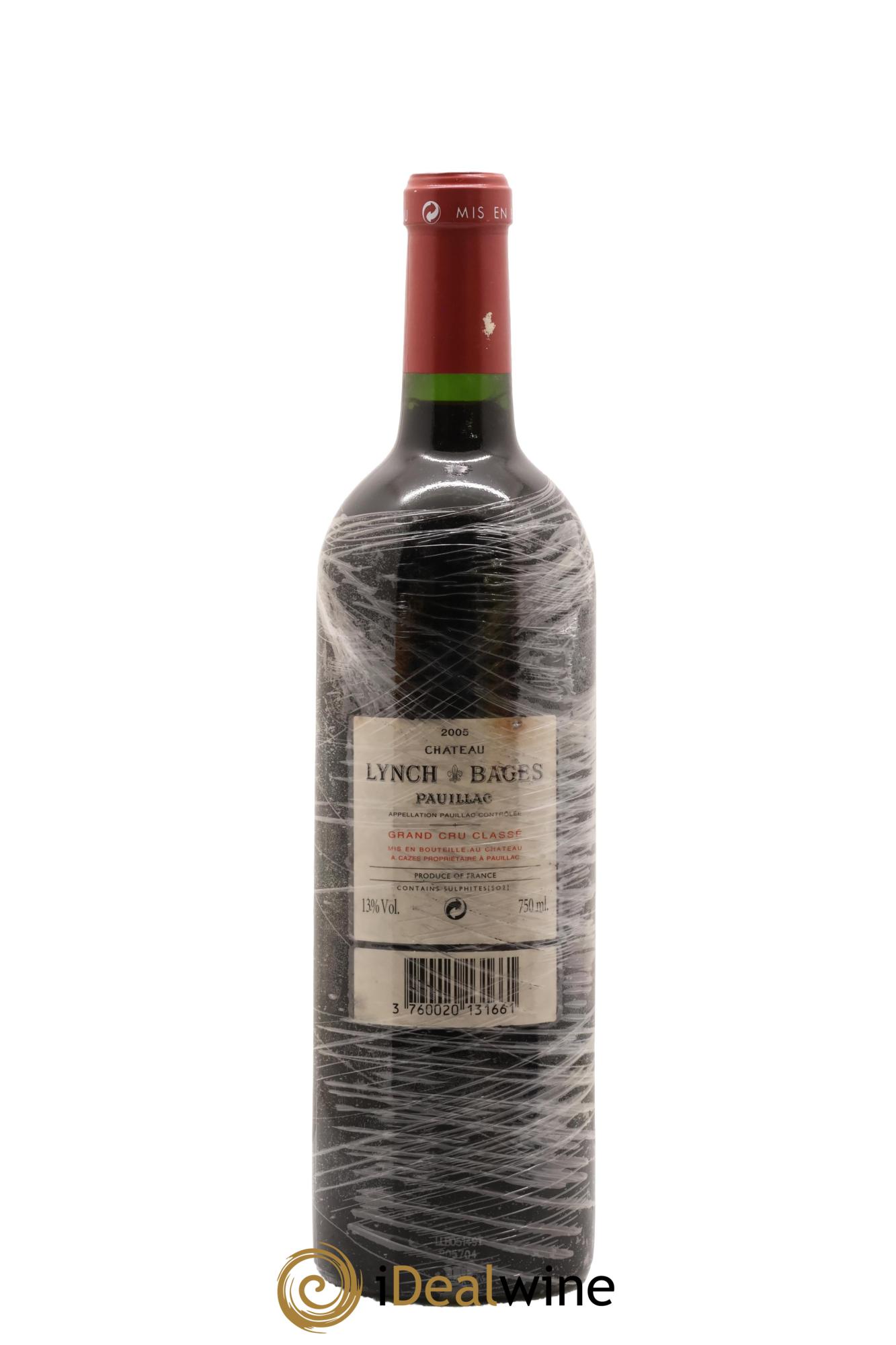 Château Lynch Bages 5ème Grand Cru Classé 2005 - Lot de 1 bouteille - 1