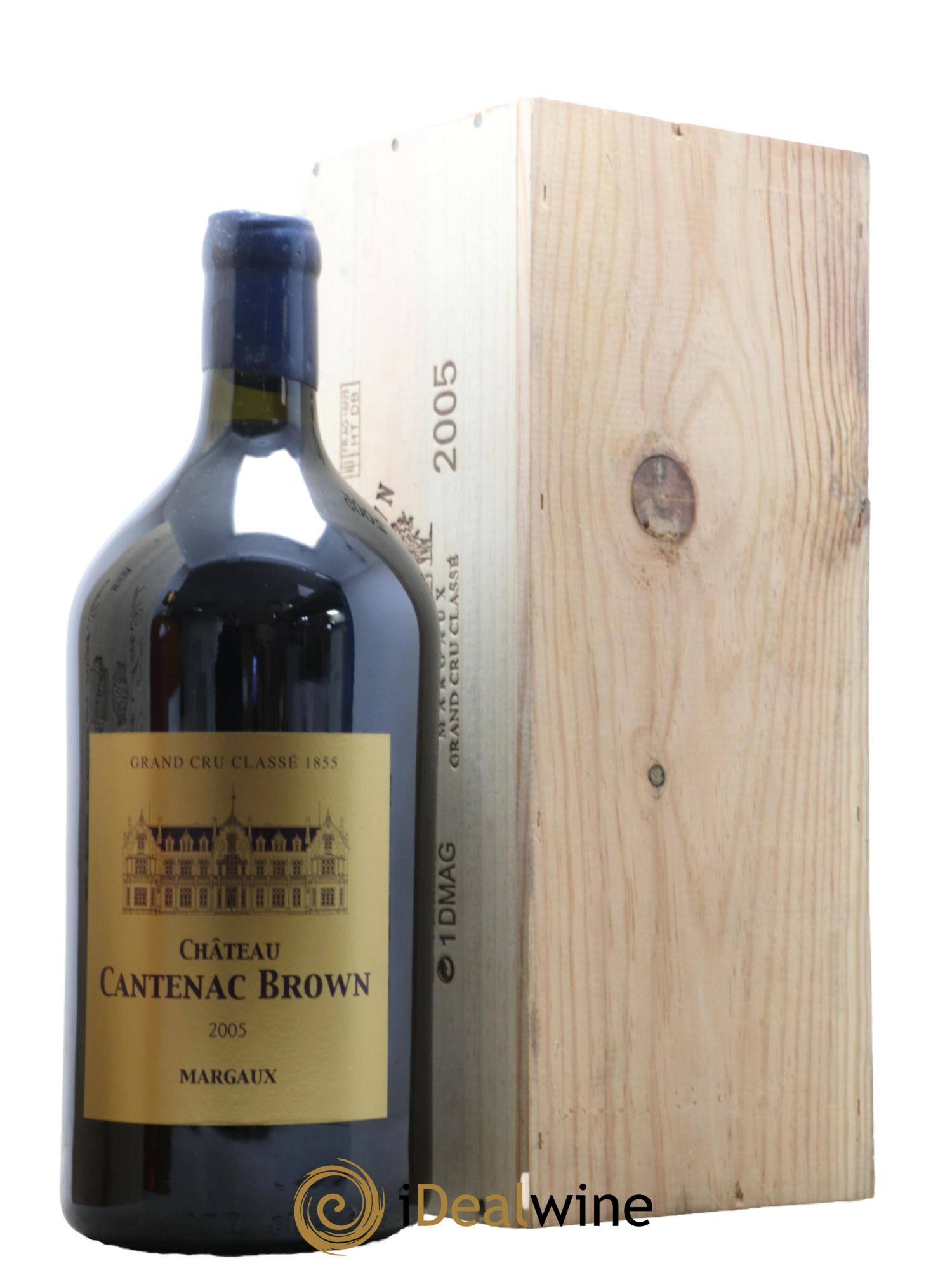 Château Cantenac Brown 3ème Grand Cru Classé 2005 - Lot de 1 double magnum - 0