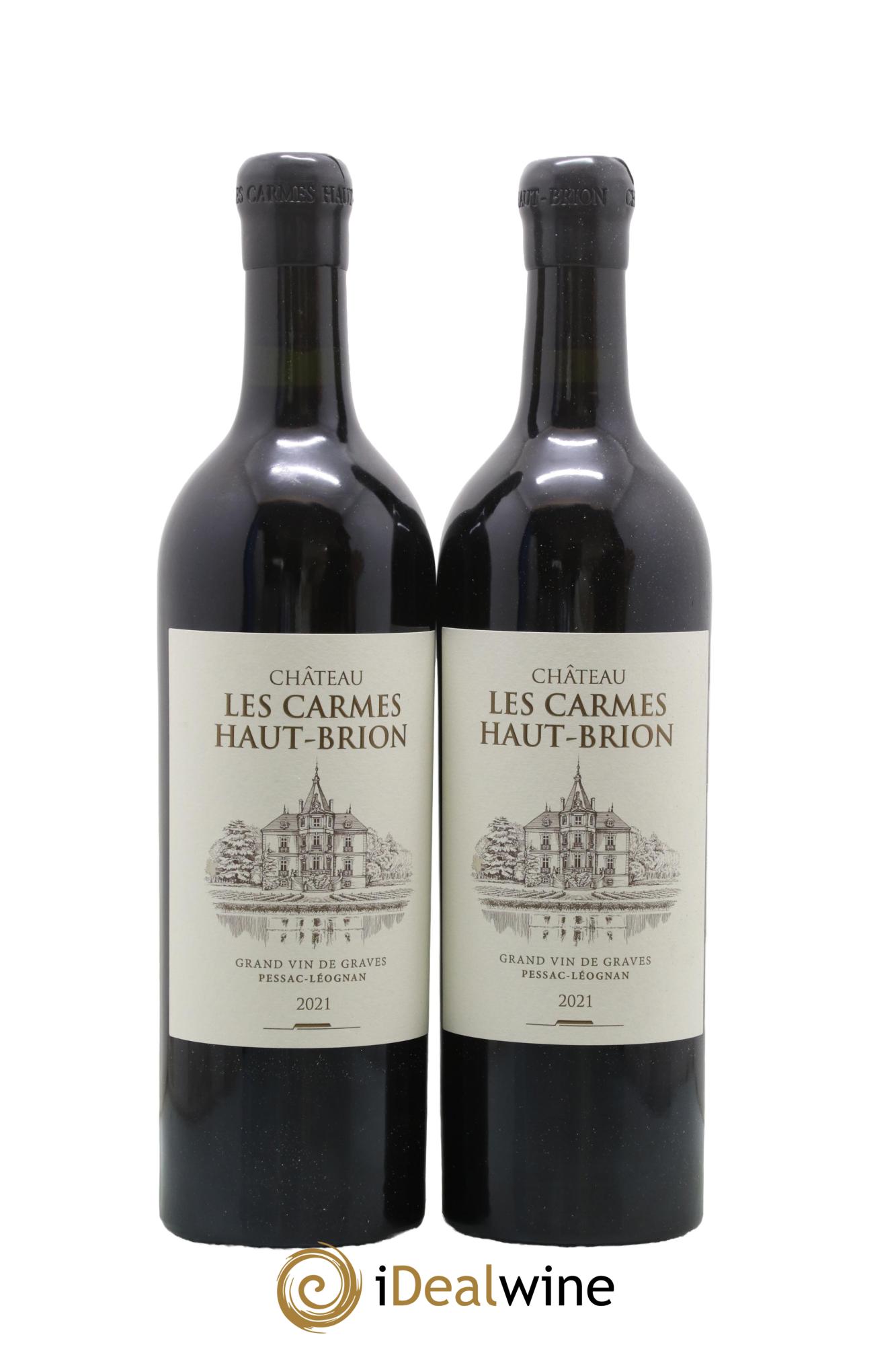 Château Les Carmes Haut-Brion 2021 - Lotto di 2 bottiglie - 0