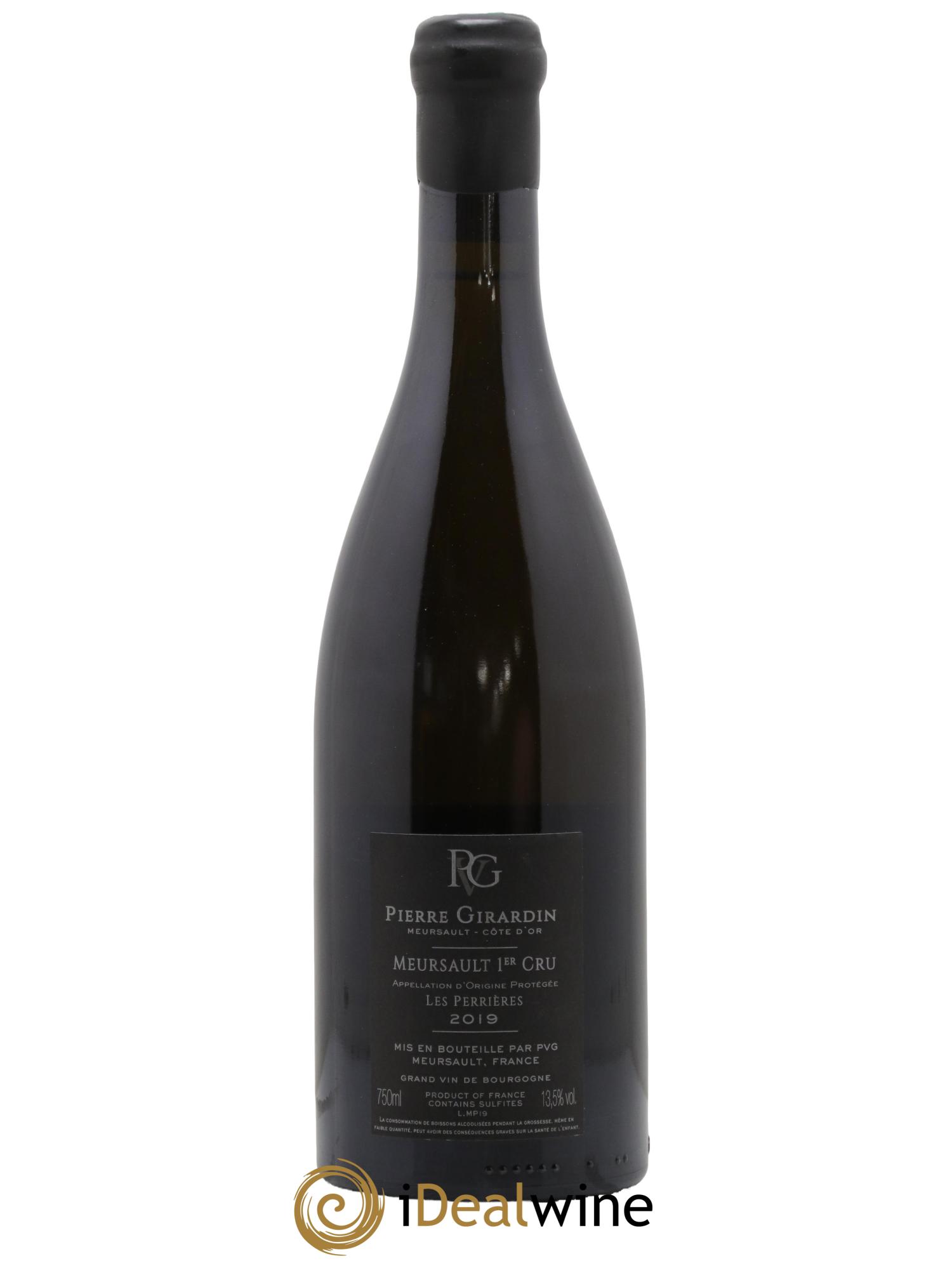 Meursault 1er Cru Les Perrières  Pierre Girardin 2019 - Lot de 1 bouteille - 1