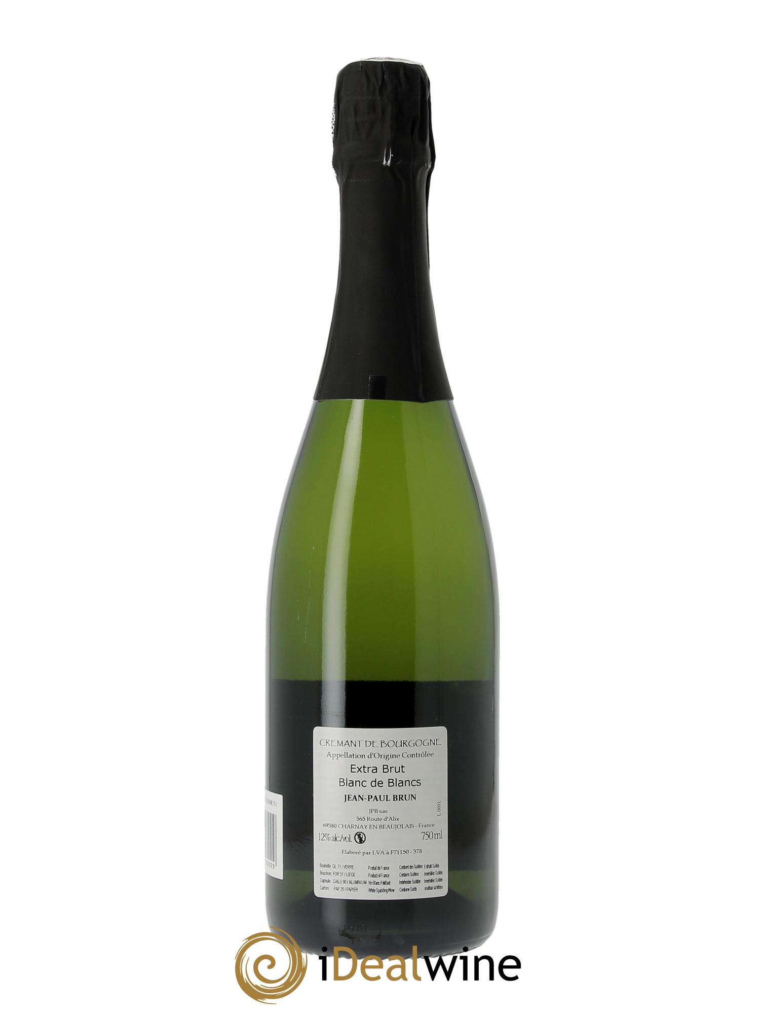 Crémant de Bourgogne Charme Terres dorées - J-P. Brun (Domaine des)  - Lot de 1 bouteille - 1