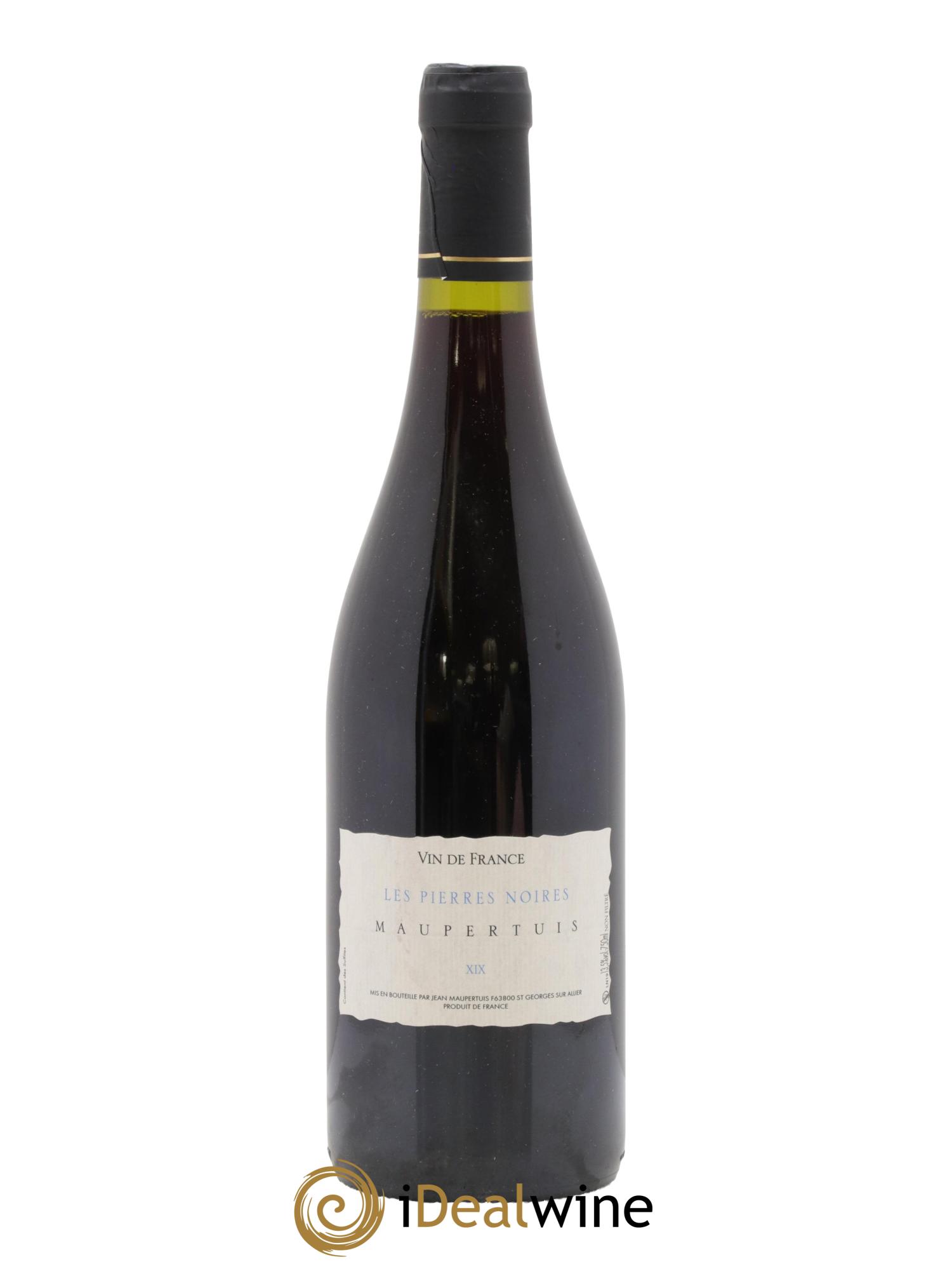 Vin de France Les Pierres Noires Jean Maupertuis 2019 - Lot de 1 bouteille - 0