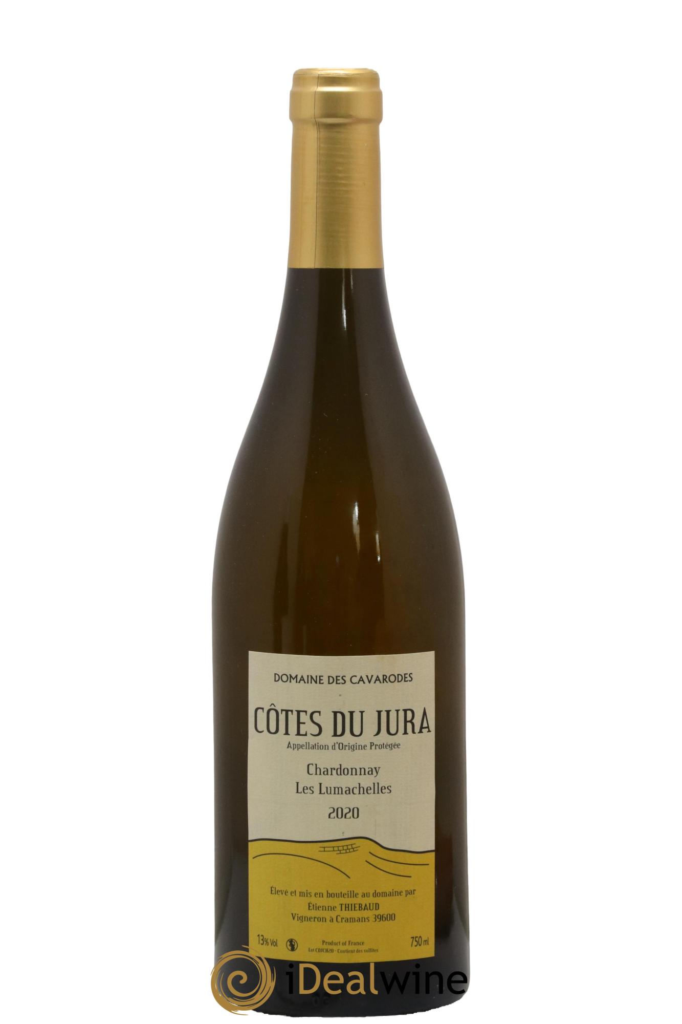 Côtes du Jura Chardonnay Les Lumachelles Cavarodes (Domaine des) - Etienne Thiébaud 2020 - Lot de 1 bouteille - 0