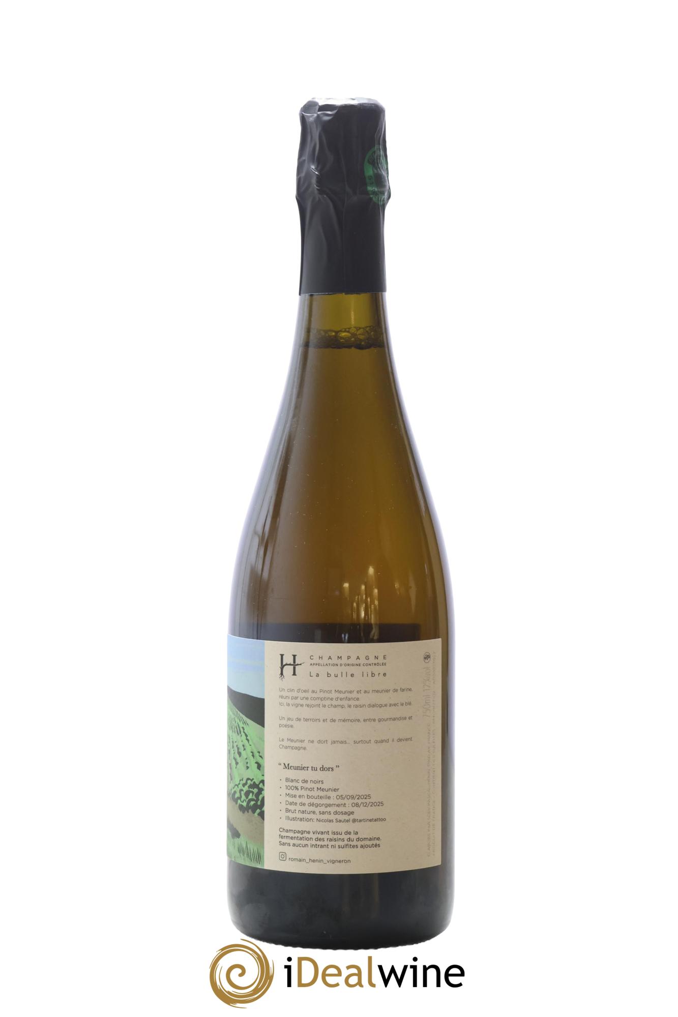 Meunier Tu Dors Romain Henin - Lot of 1 bottle - 1