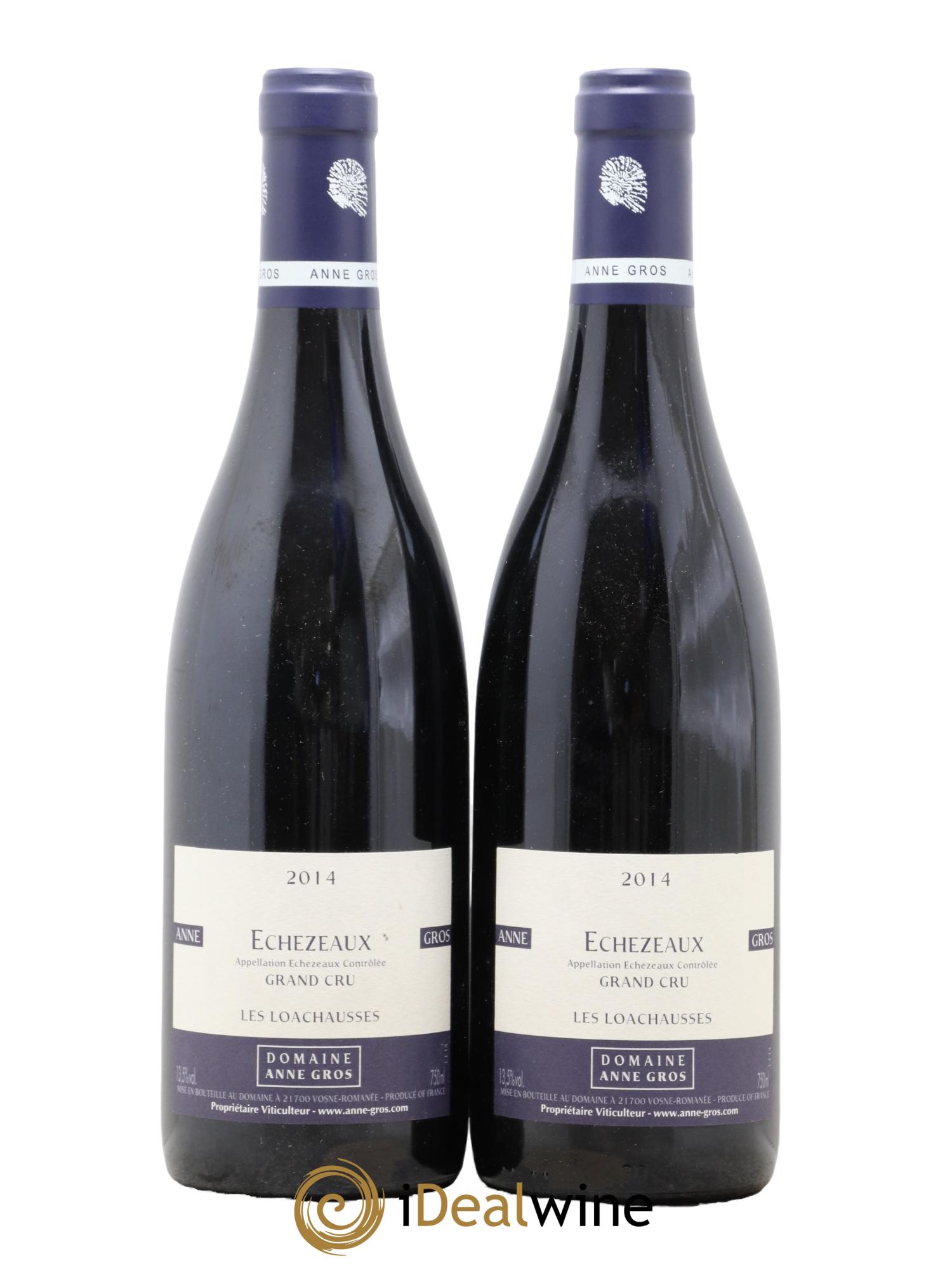 Echezeaux Grand Cru Les Loachausses Anne Gros 2014 - Lot de 2 bouteilles - 0