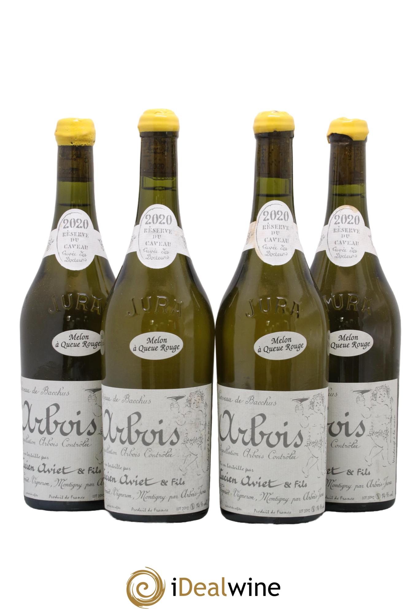 Arbois Melon à Queue Rouge Cuvée des Docteurs Lucien Aviet (Domaine) 2020 - Lot of 4 bottles - 0