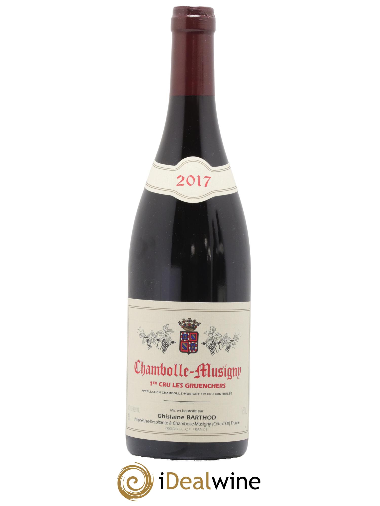 Chambolle-Musigny 1er Cru Les Gruenchers Ghislaine Barthod 2017 - Lot de 1 bouteille - 0