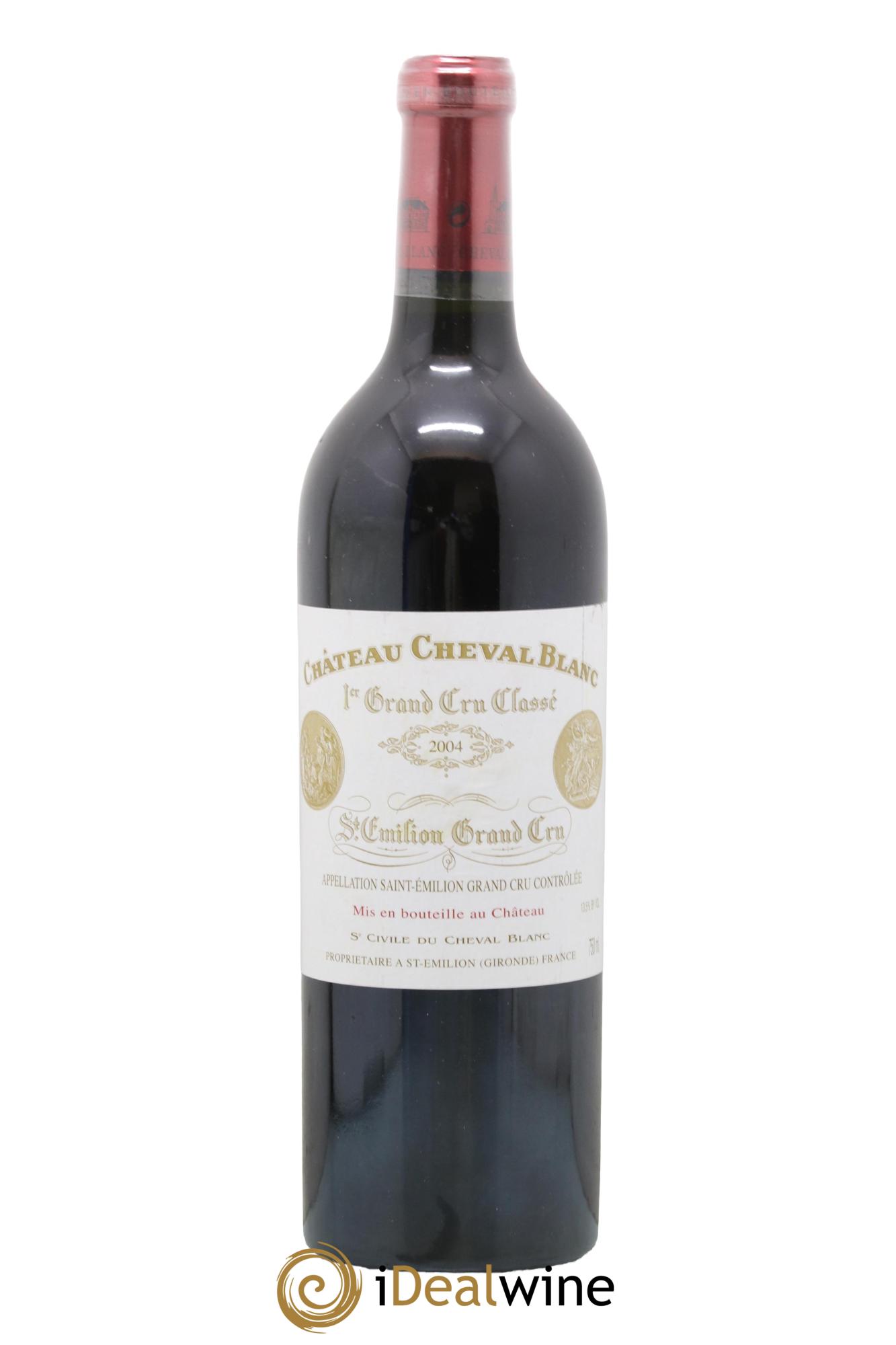 Château Cheval Blanc 1er Grand Cru Classé A 2004 - Lot de 1 bouteille - 0