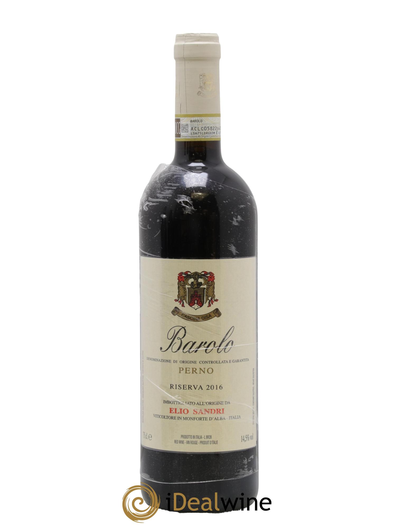 Barolo DOCG Riserva Perno Elio Sandri 2016 - Posten von 1 Flasche - 0