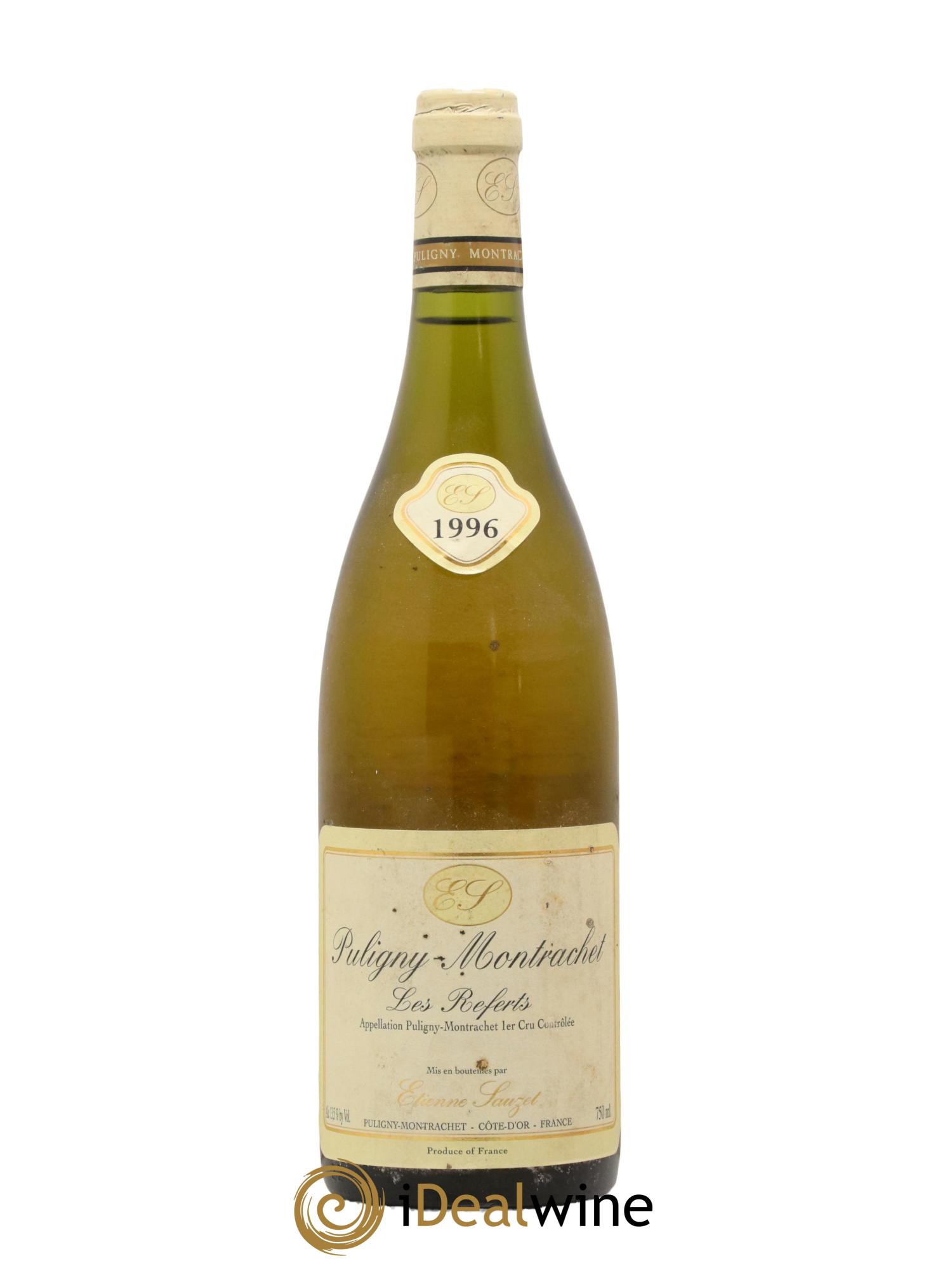Puligny-Montrachet 1er Cru Les Referts Etienne Sauzet 1996 - Lot de 1 bouteille - 0