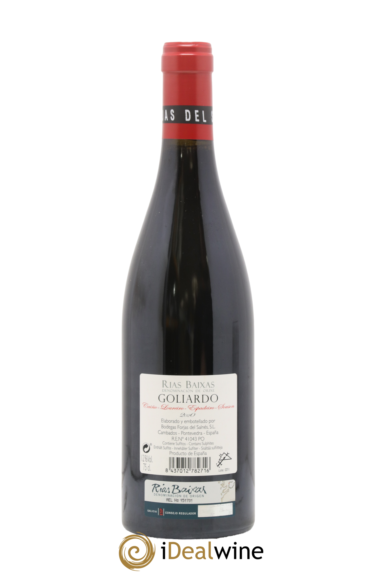 Rias Baixas DO Forjas del Salnés Goliardo Tinto 2020 - Lot de 1 bouteille - 1