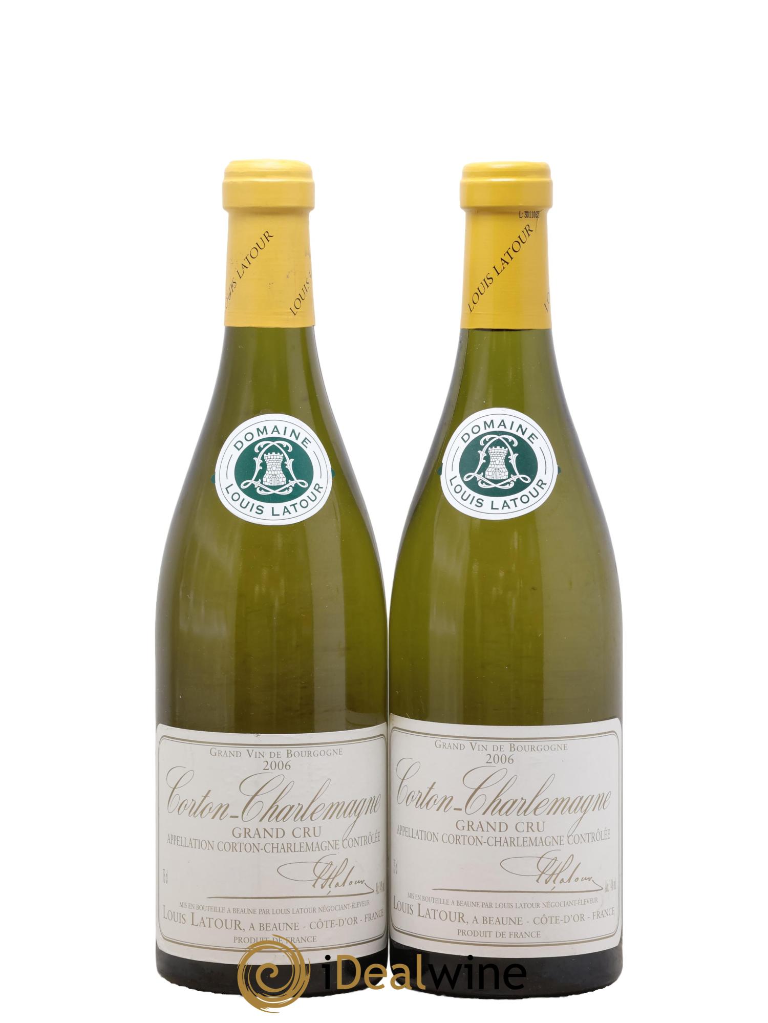 Corton-Charlemagne Grand Cru Louis Latour 2006 - Lot of 2 bottles - 0