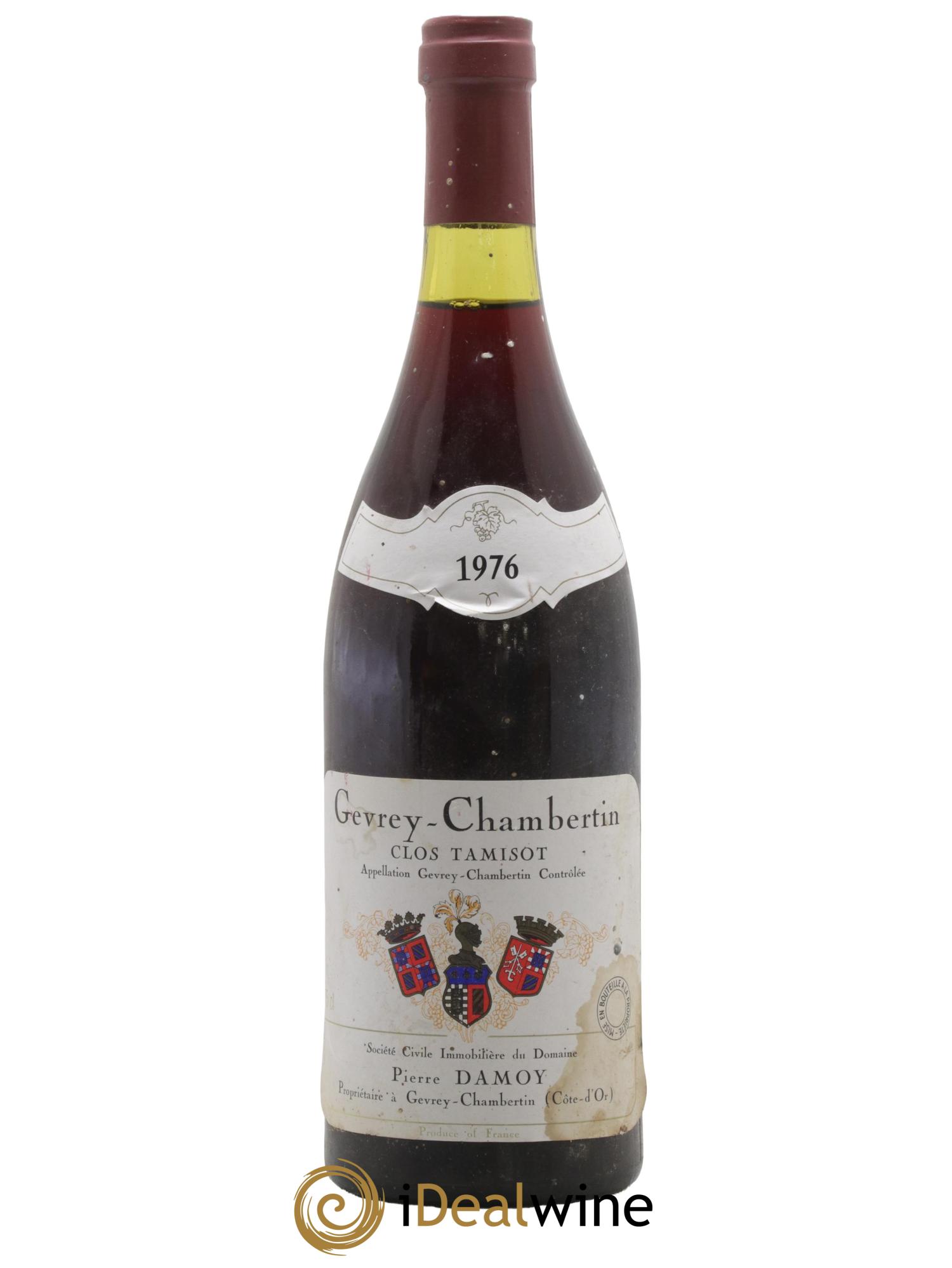 Gevrey-Chambertin Clos Tamisot Pierre Damoy 1976 - Lot de 1 bouteille - 0