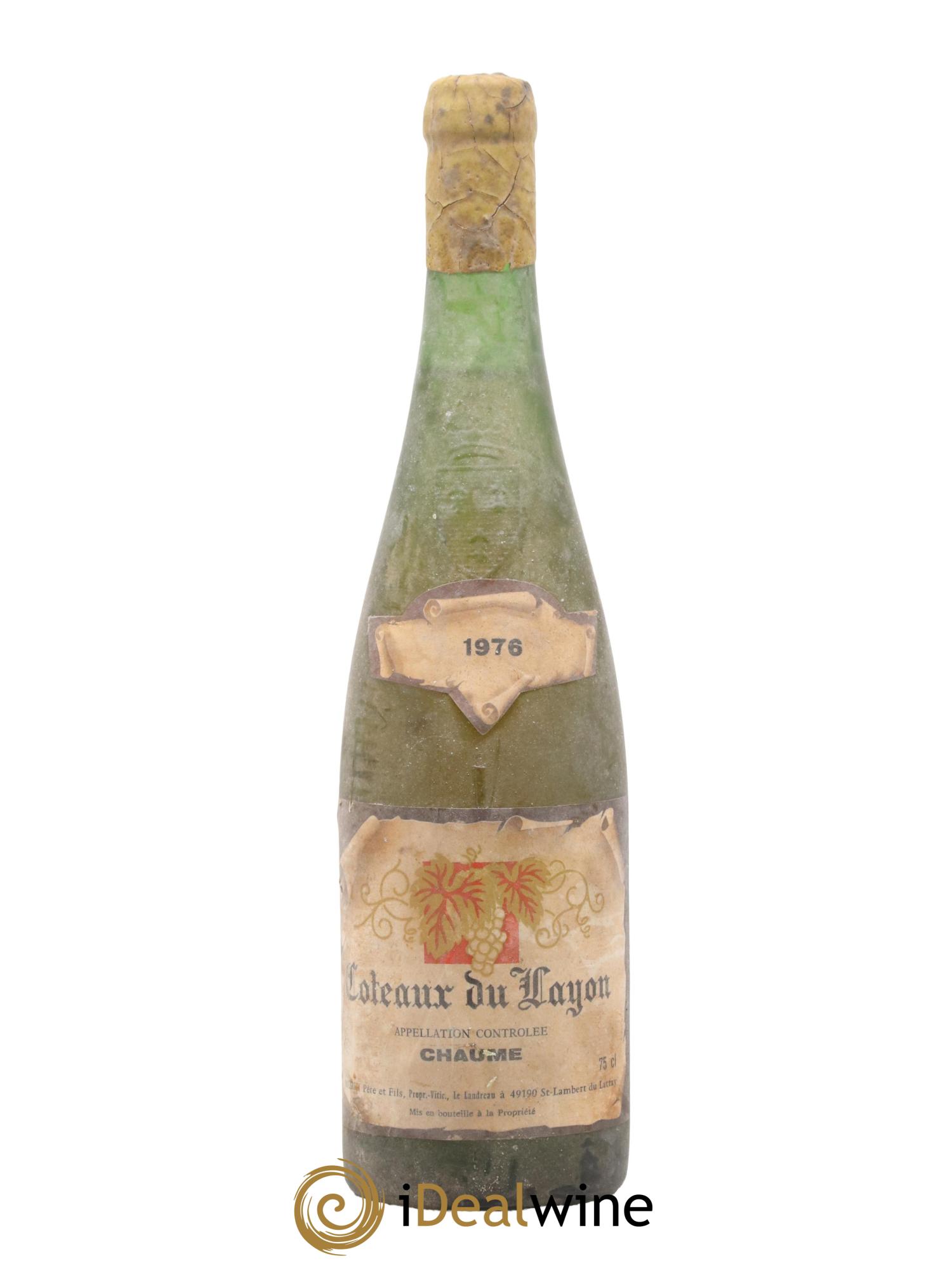 Coteaux du Layon Chaume Raymod Morin 1976 - Posten von 1 Flasche - 0