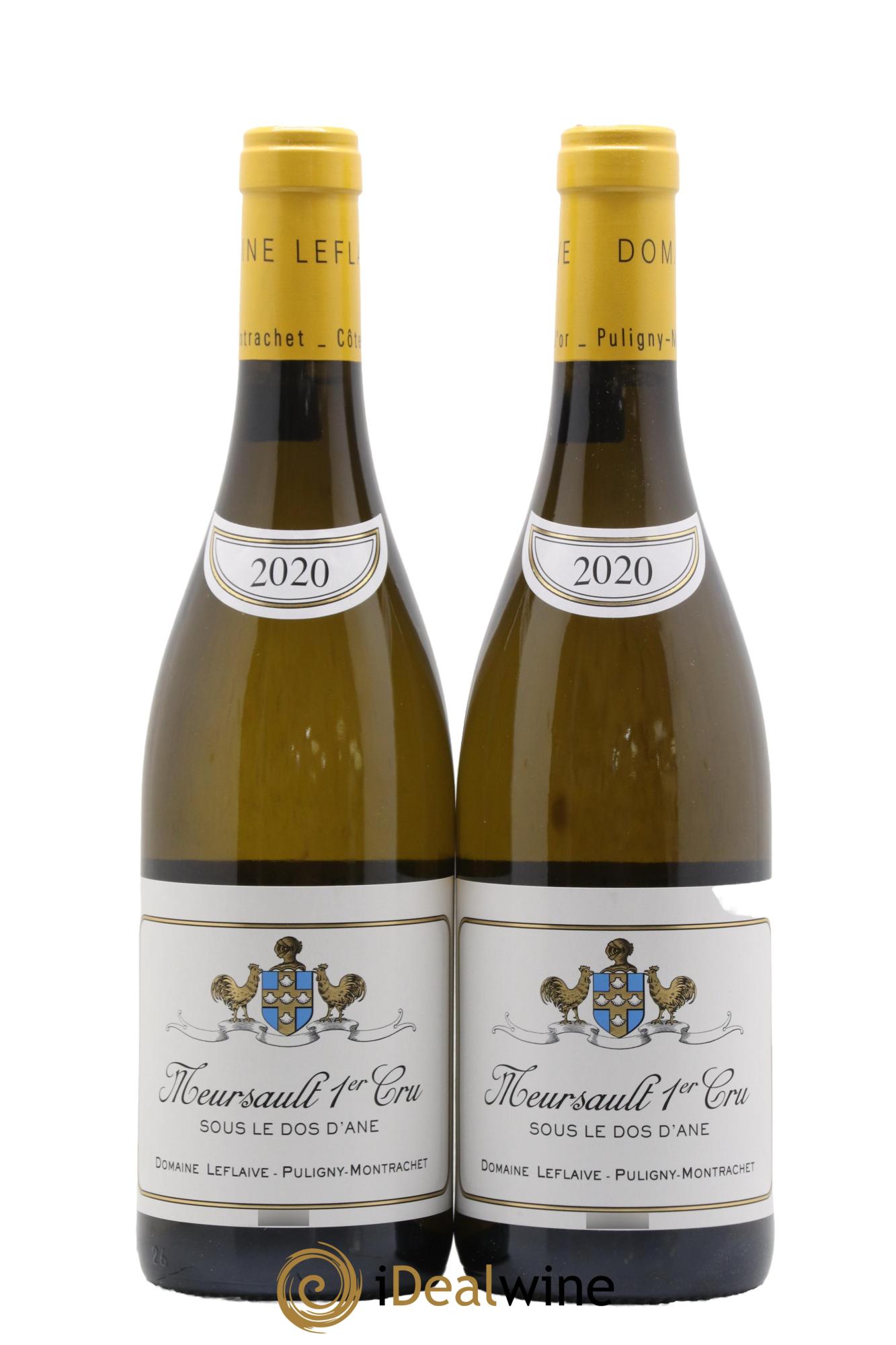 Meursault 1er Cru Sous le Dos d'Ane Leflaive (Domaine) 2020 - Lotto di 2 bottiglie - 0