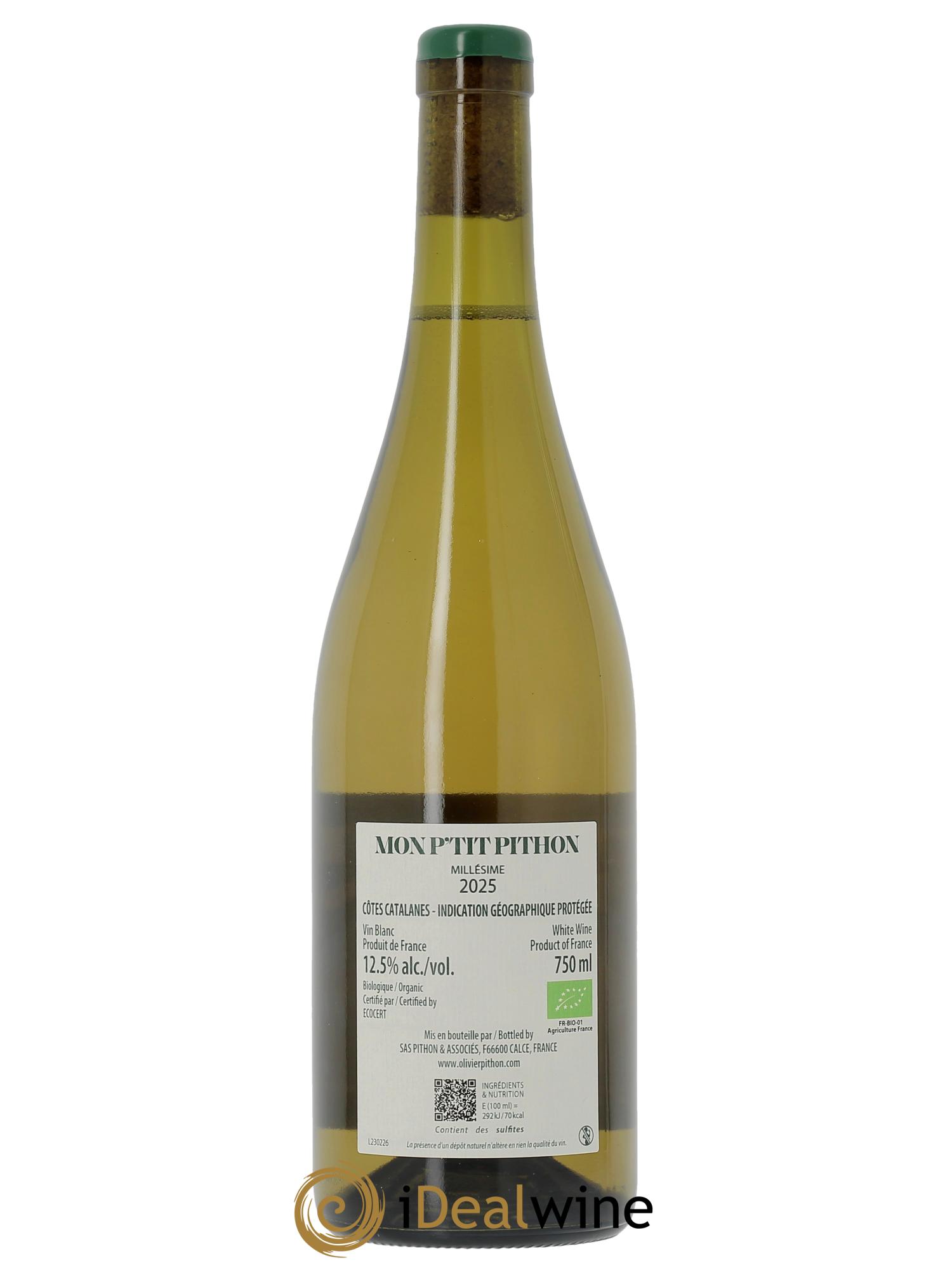 Côtes Catalanes Olivier Pithon Mon P'tit Pithon  2025 - Lotto di 1 bottiglia - 1