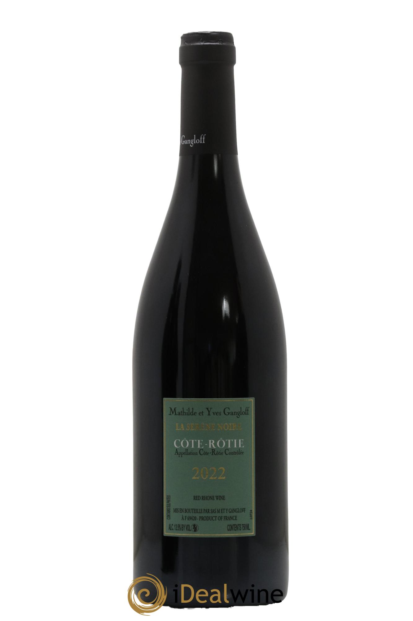 Côte-Rôtie La Sereine Noire Gangloff (Domaine) 2022 - Lot of 1 bottle - 1