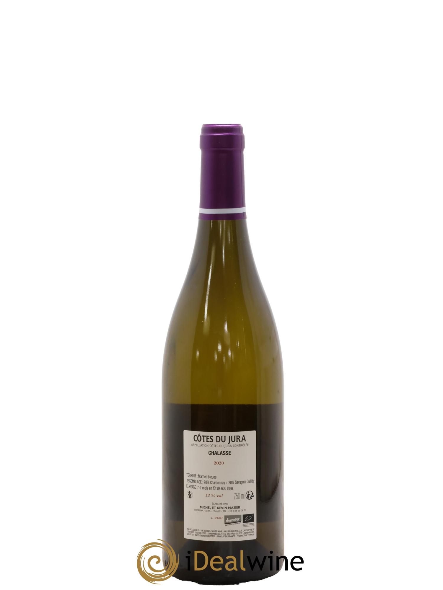 Côtes du Jura Chardonnay-Savagnin Chalasse Ronces 2020 - Posten von 1 Flasche - 1