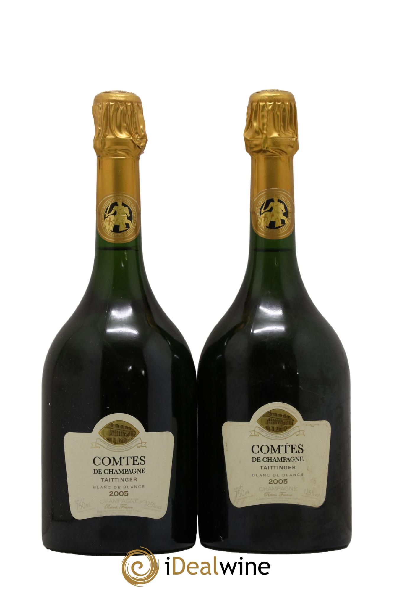 Comtes de Champagne Taittinger 2005 - Lot de 2 bouteilles - 0